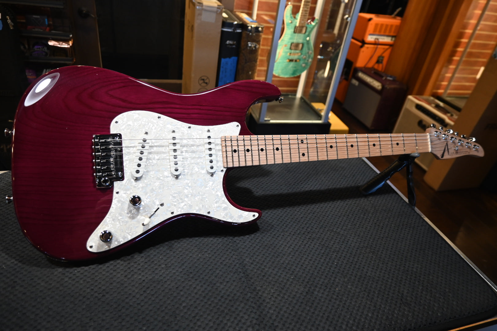 Tom Anderson Classic Translucent Plum Guitar 925A | Danville Music