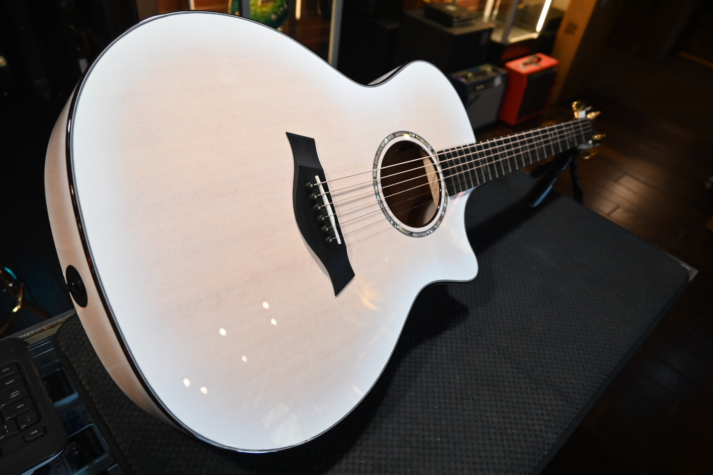 Taylor 50th Anniversary 614ce LTD - Translucent White Guitar #4090