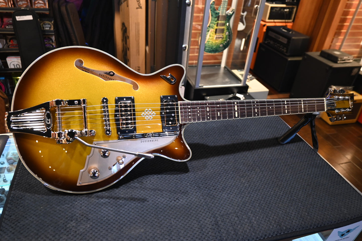 Duesenberg Alliance Series Joe Walsh Signature - Gold Burst Guitar #3424