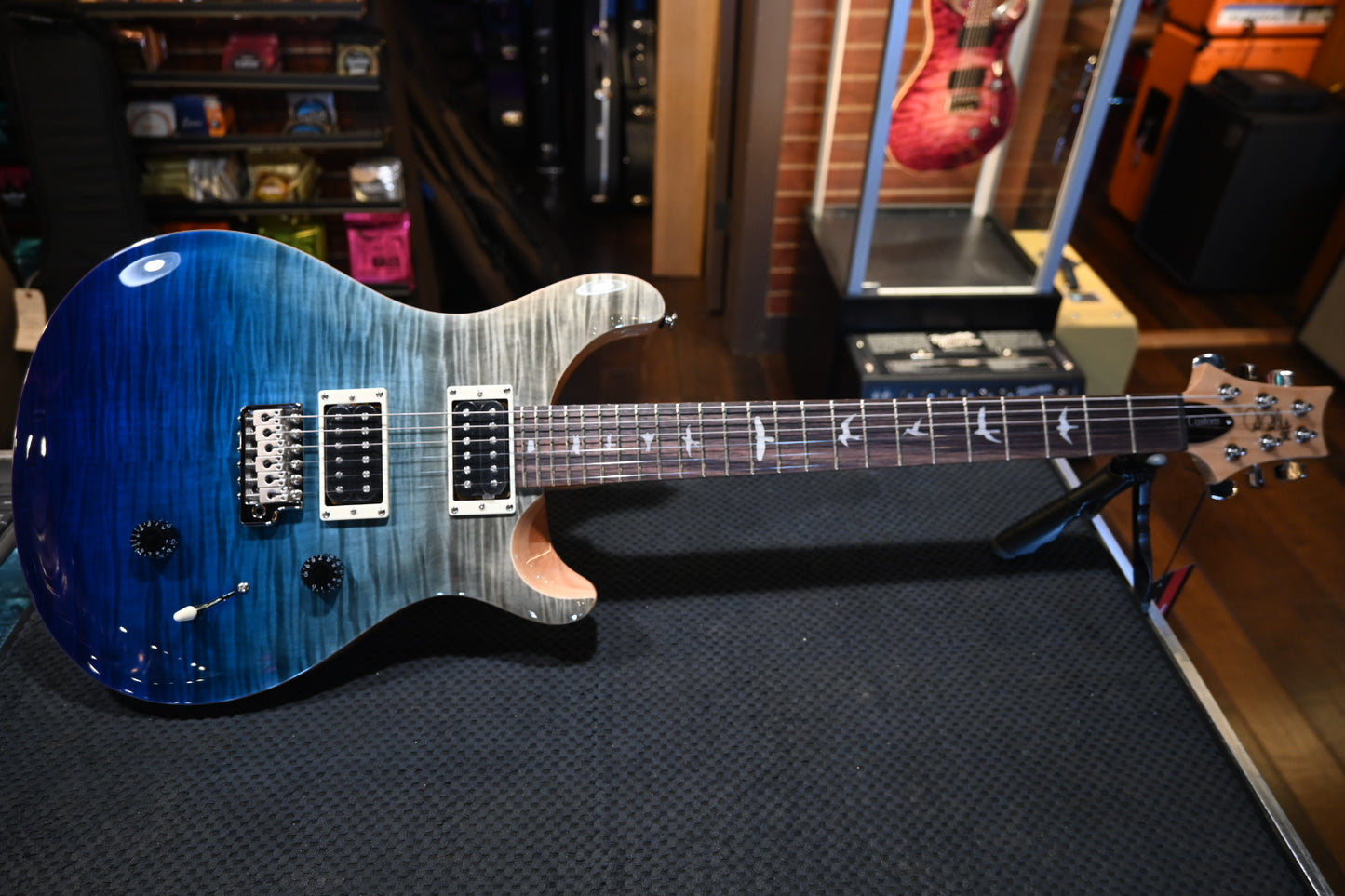 PRS SE Custom 24 Limited - Blue Fade Guitar #8980 - Danville Music