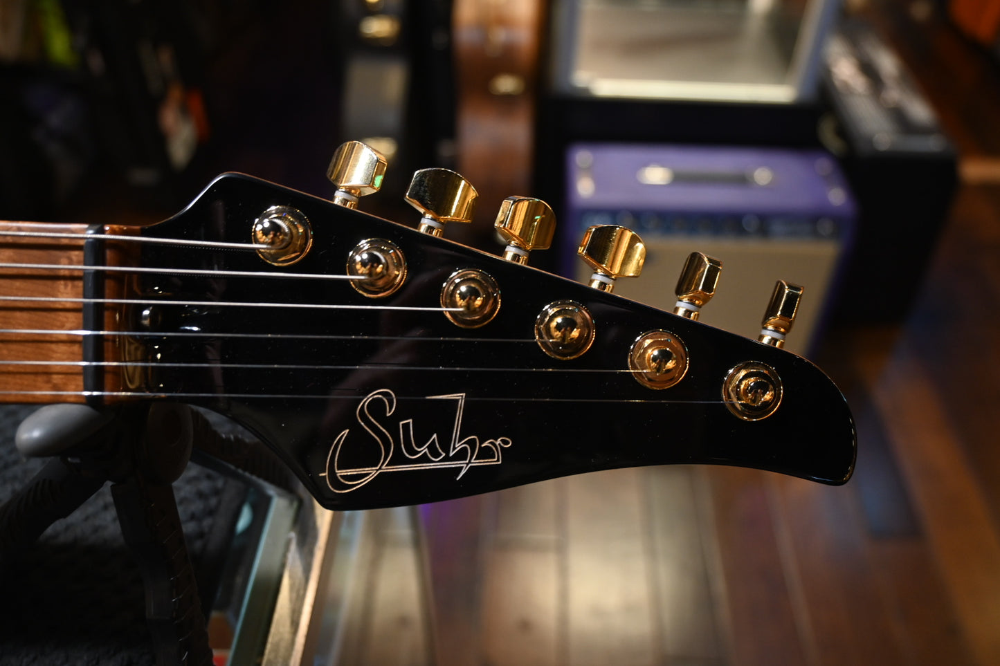 Suhr Asato Signature Series Classic T - Black Guitar #5570 - Danville Music