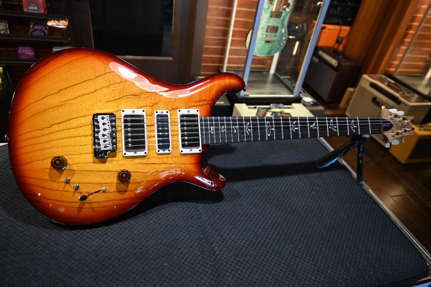 PRS Wood Library Swamp Ash Special - Dark Cherry Sunburst Guitar #7357 - Danville Music