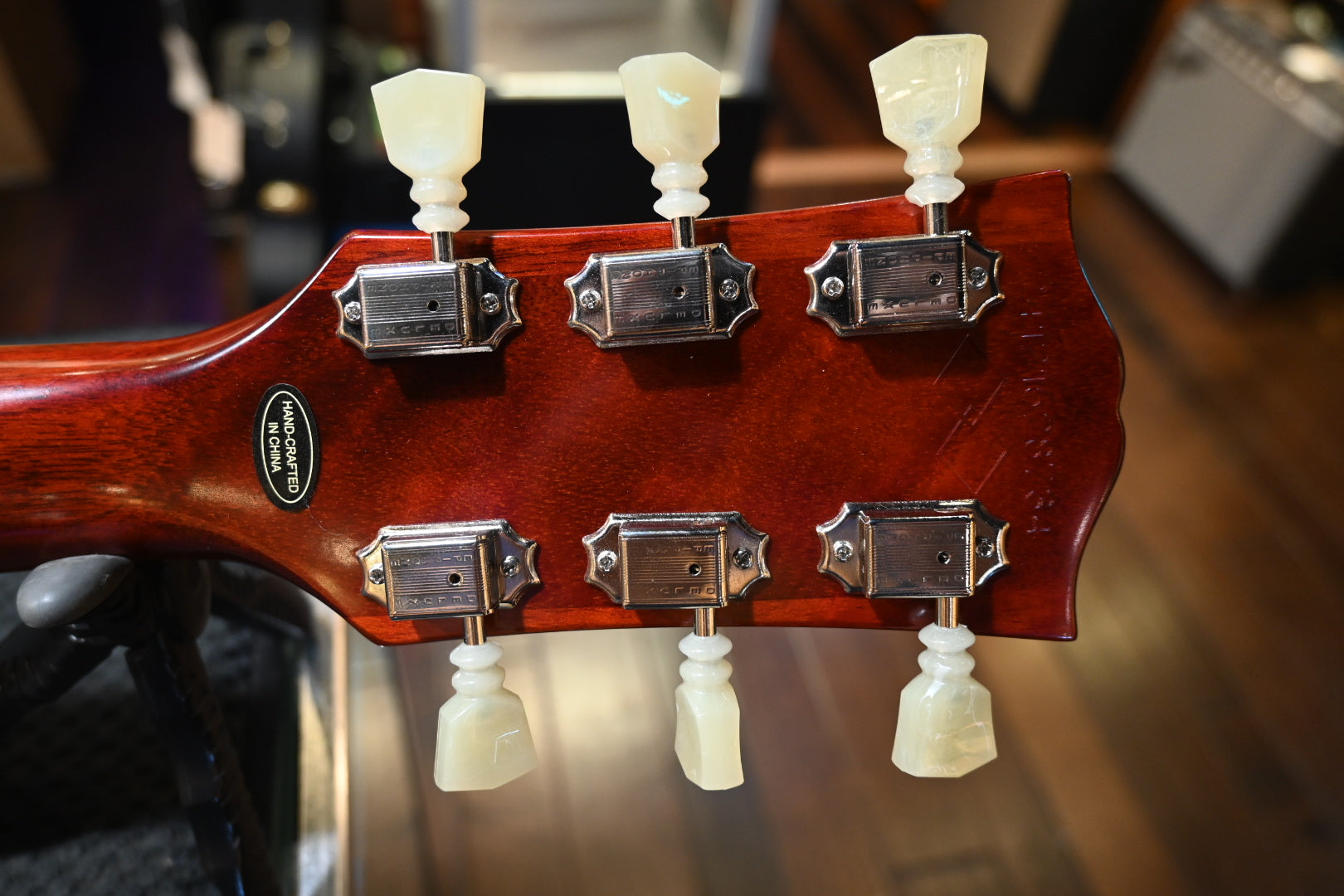Epiphone Inspired by Gibson Custom 1964 SG Standard with Maestro Vibrola Reissue - Cherry Red Guitar #8734 - Danville Music