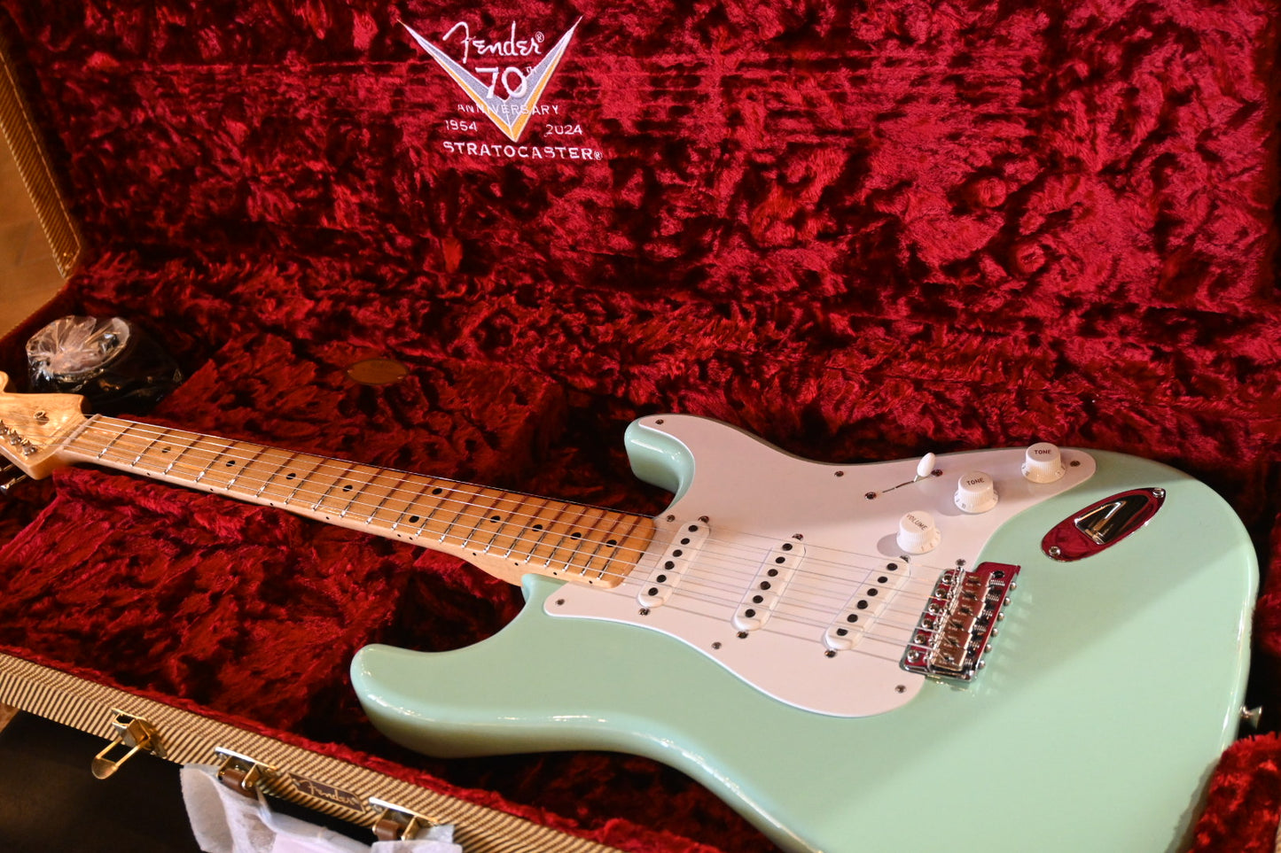 Fender Custom Shop LTD 70th Anniversary 1954 Stratocaster DLX Closet Classic - Seafoam Green Guitar #5189