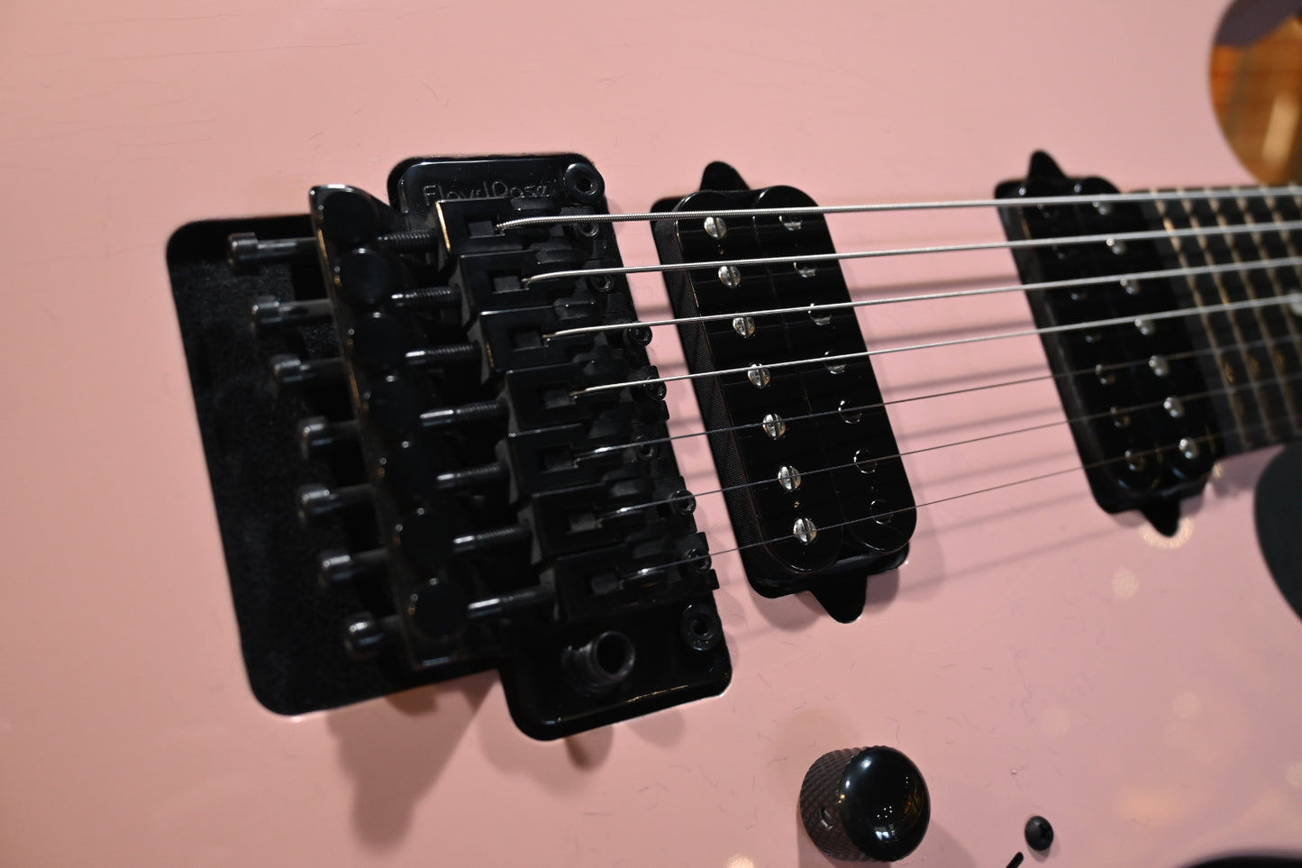 Suhr Modern 7 Antique Floyd - Shell Pink Guitar #1219 - Danville Music