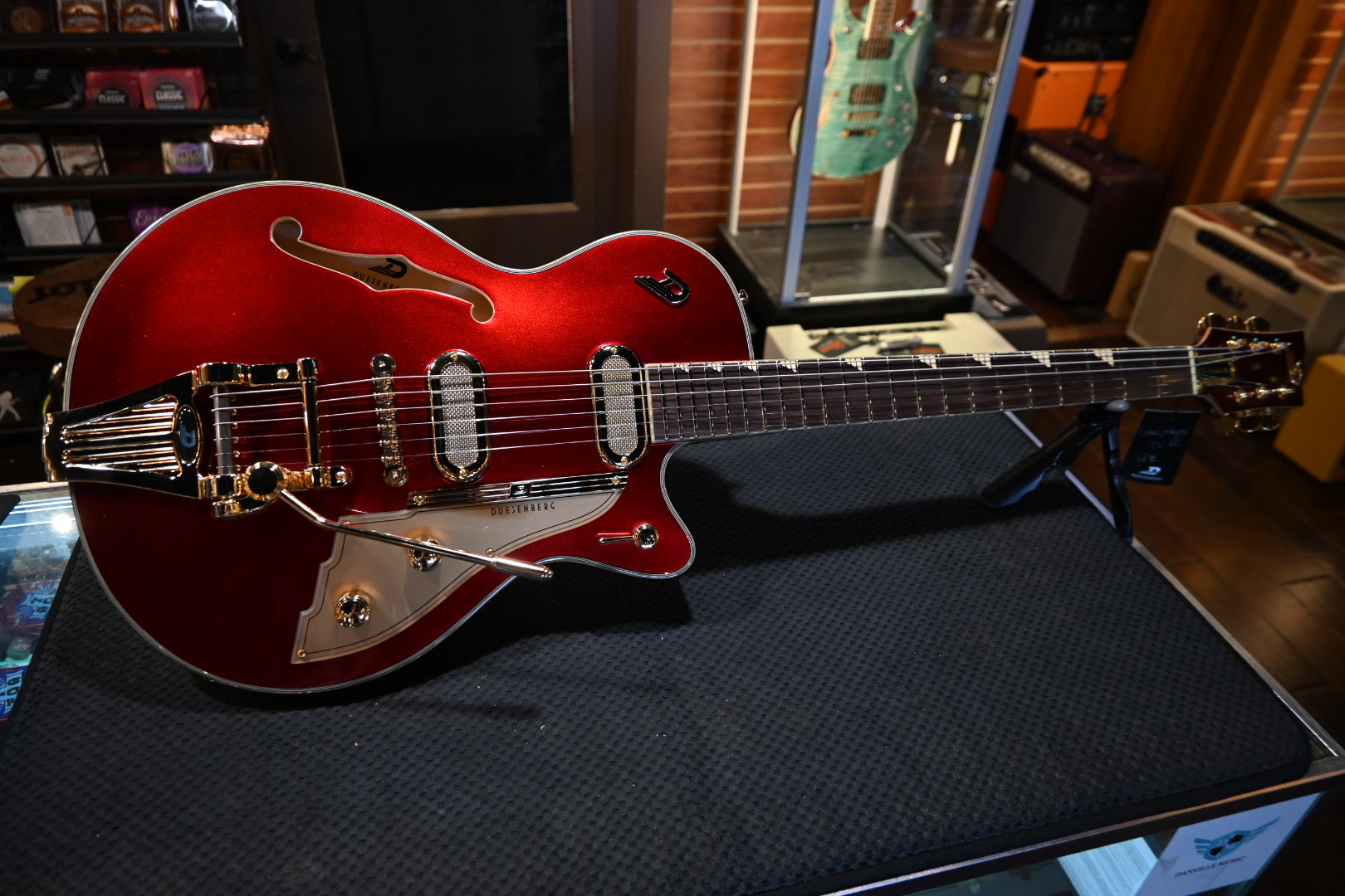 Duesenberg Starplayer TV Phonic - Balboa Red Pearl Guitar #6043 - Danville Music