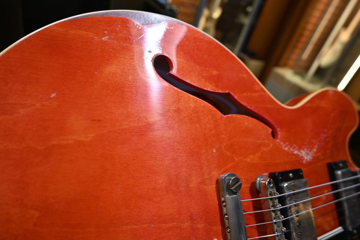 Gibson Custom Shop 1958 ES-335 Reissue Murphy Lab Heavy Aged - Watermelon Cherry Guitar #0049