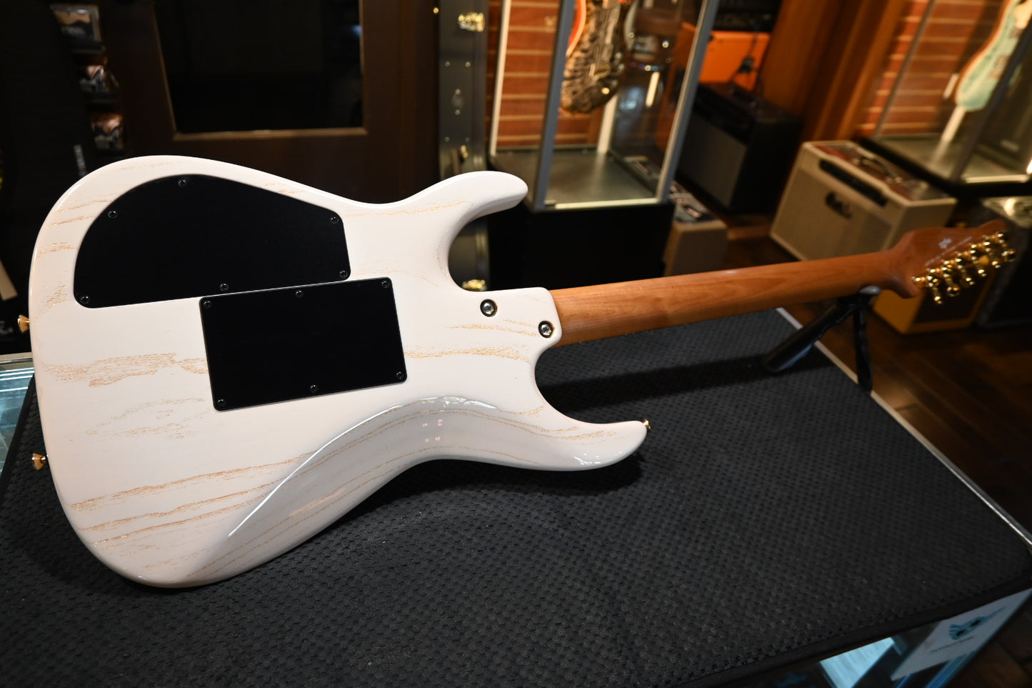 Tom Anderson Angel Player - White with Gold Doghair Guitar #926P