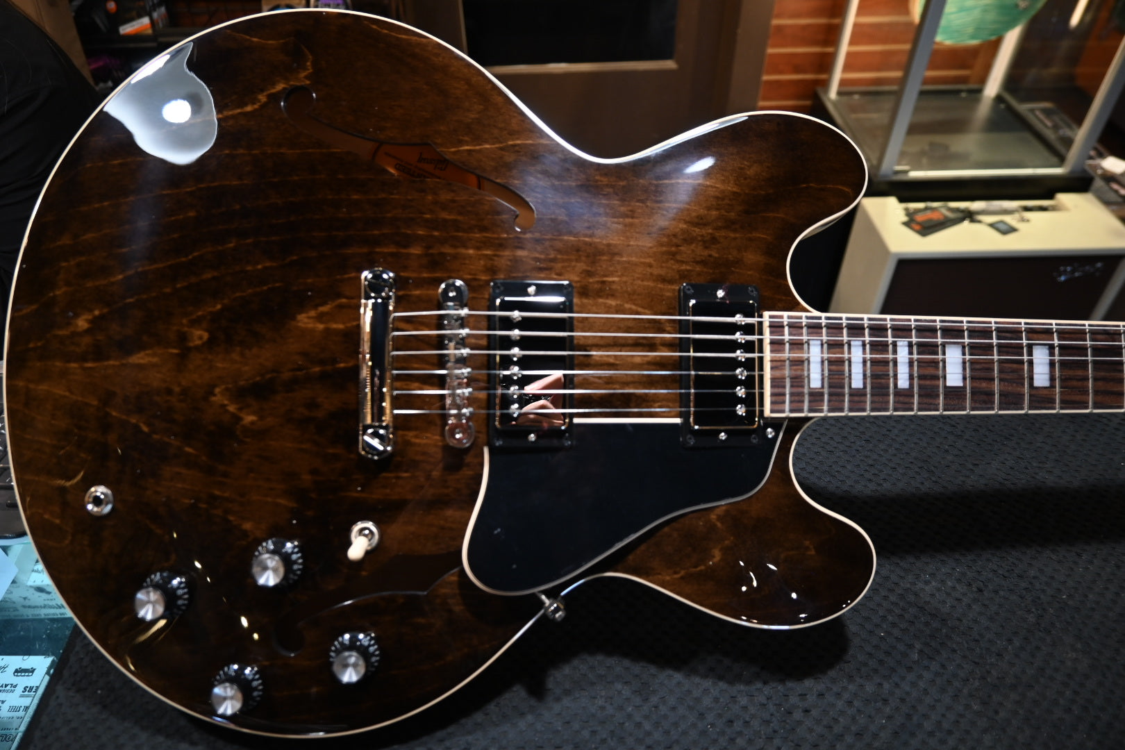 Gibson ES-335 ‘60s - Dark Walnut Guitar #0114 - Danville Music