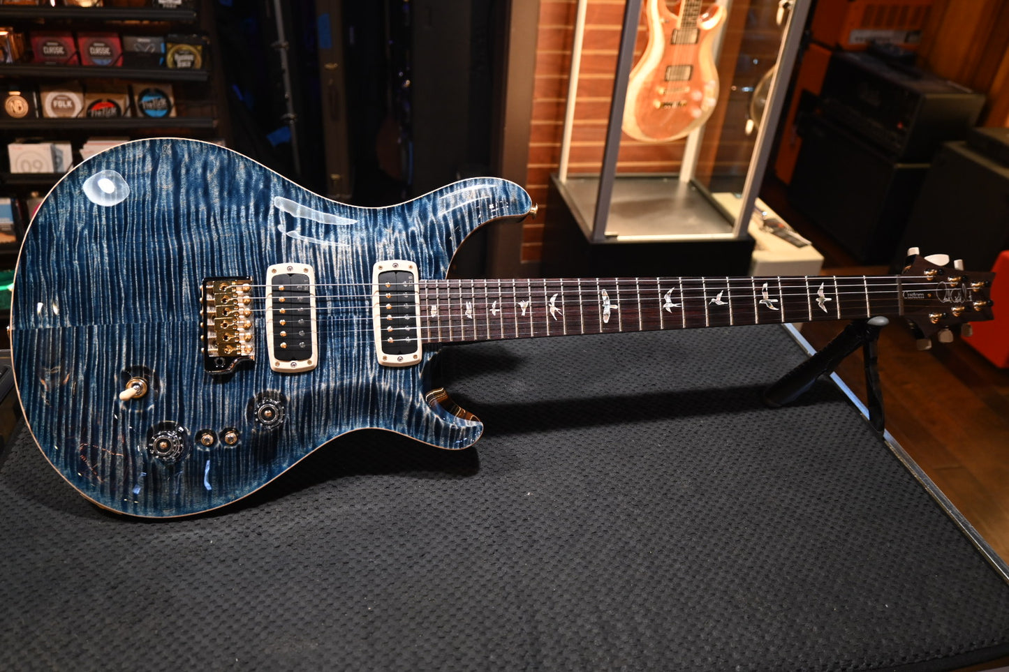 PRS Custom 24-08 10-Top - Faded Whale Blue Guitar #7146