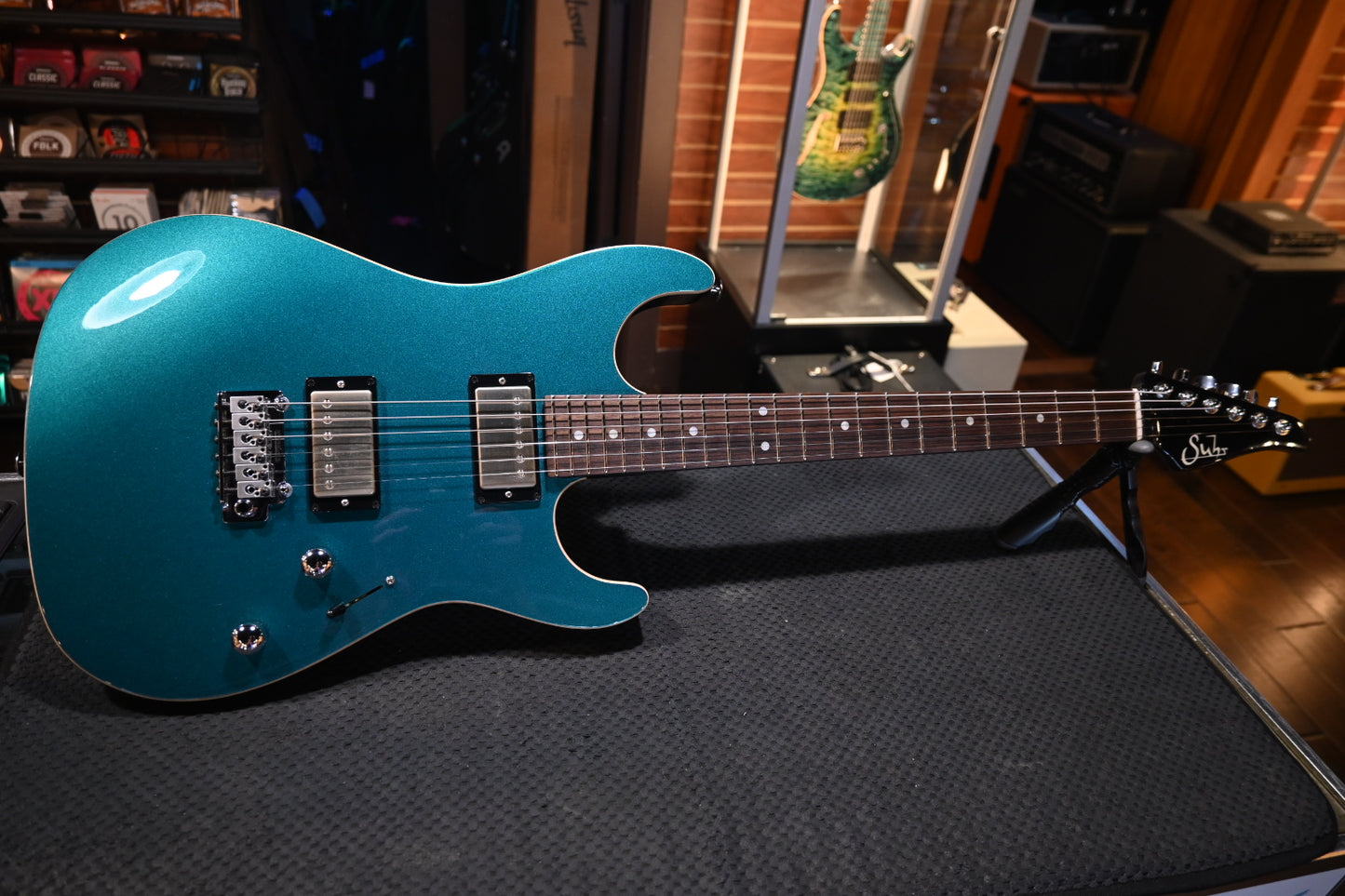 Suhr Pete Thorn Signature Series Standard HH 2021 - Ocean Turquoise Guitar #2255