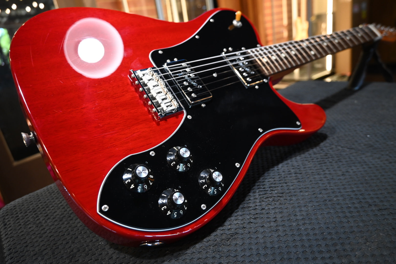 Fender Limited Edition American Professional Telecaster Deluxe - Crimson Red Guitar #5993 - Danville Music