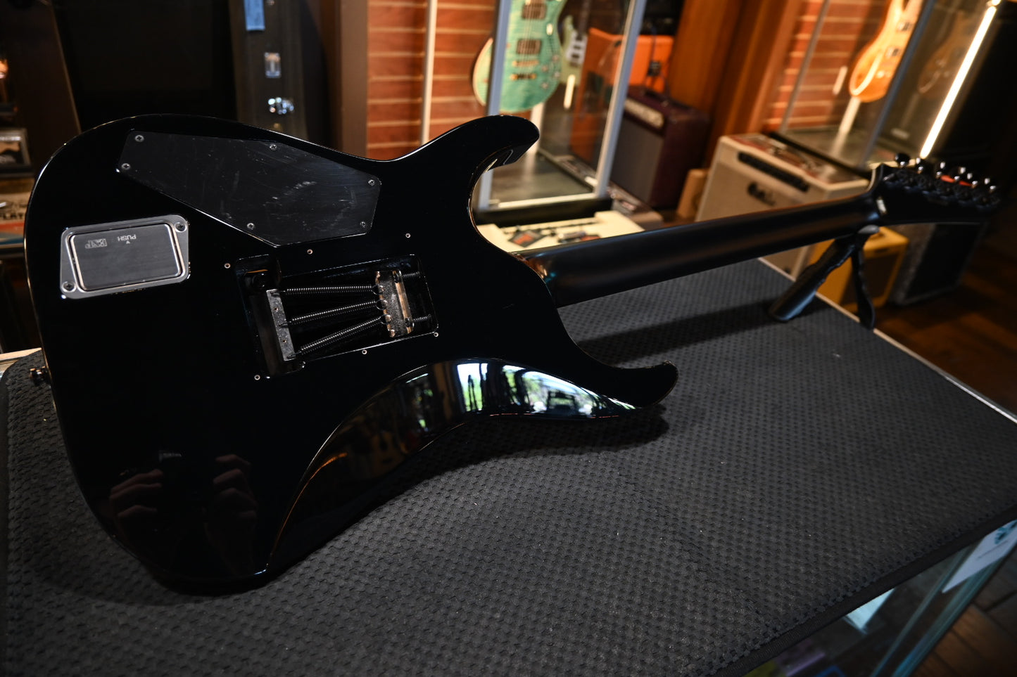 ESP M-II Custom - Black Guitar #0232 USED - Danville Music