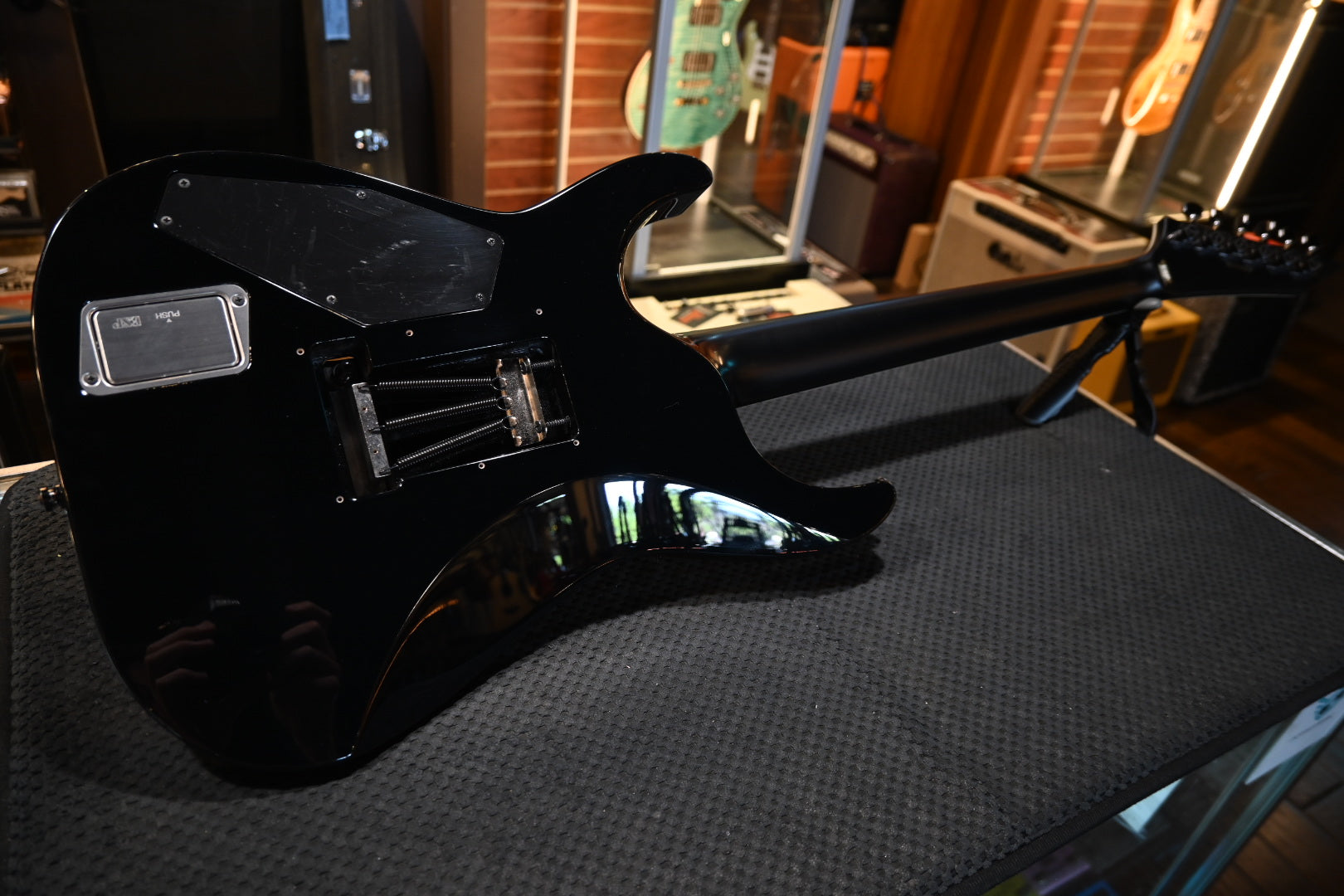 ESP M-II Custom - Black Guitar #0232 USED - Danville Music