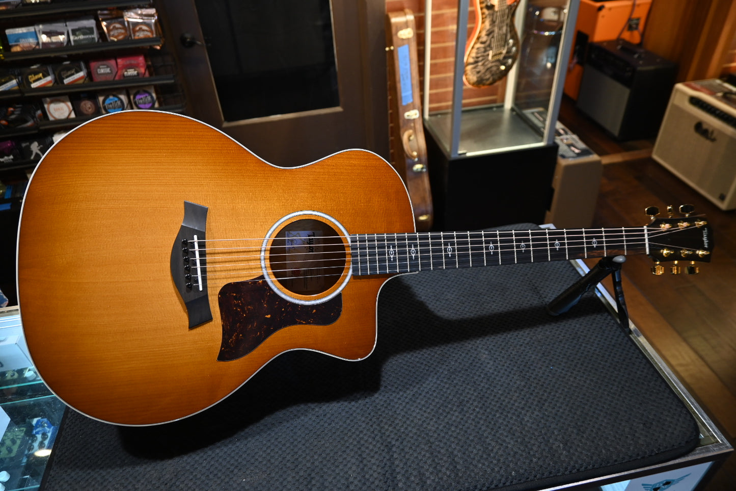 Taylor 214ce-K DLX Special Edition - Honeyburst Guitar #6451