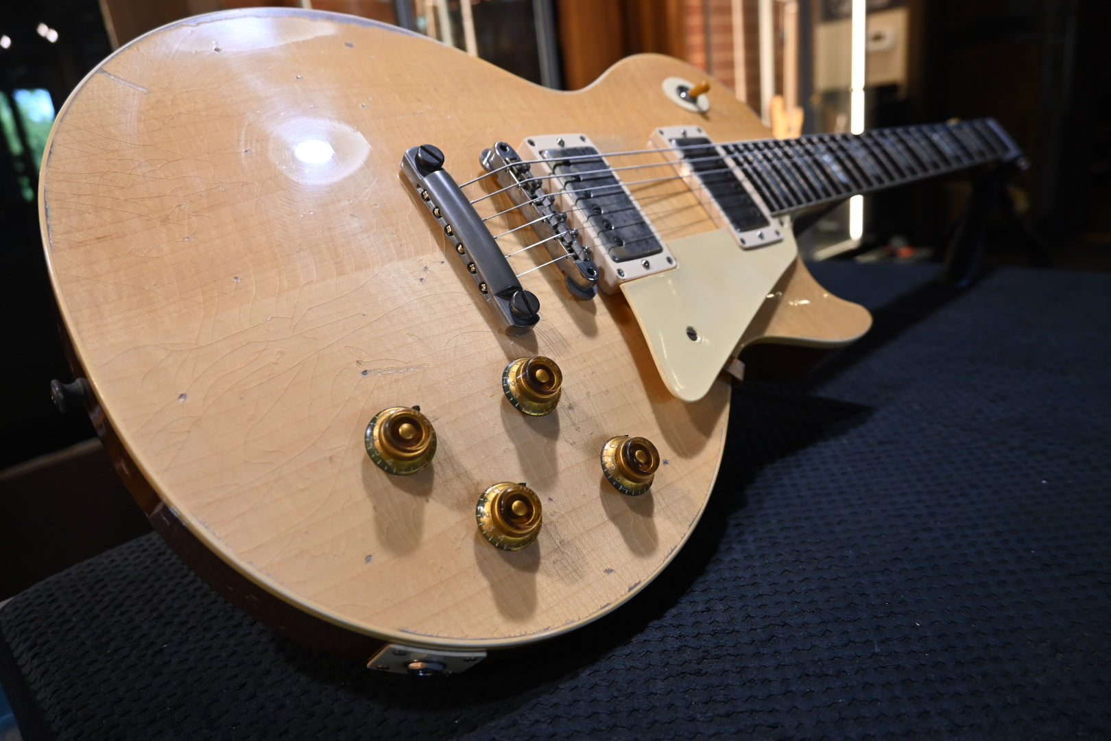 Gibson Custom Shop 1957 Les Paul Standard Reissue Murphy Lab Heavy Aged - Natural Guitar #6115 - Danville Music