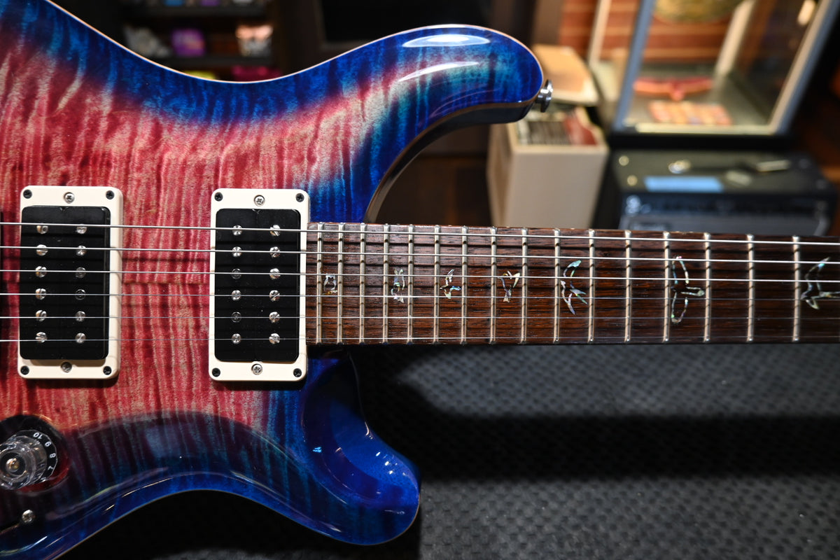 PRS Wood Library Custom 24 Piezo Brazilian 2014 - Violet Blue Burst Guitar #2544