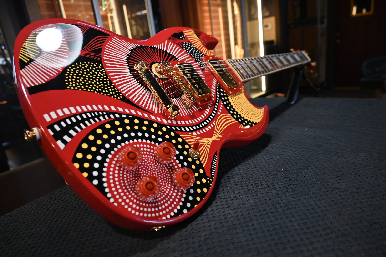 Epiphone Fatoumata Diawara SG - Ember Red Guitar #3327 - Danville Music