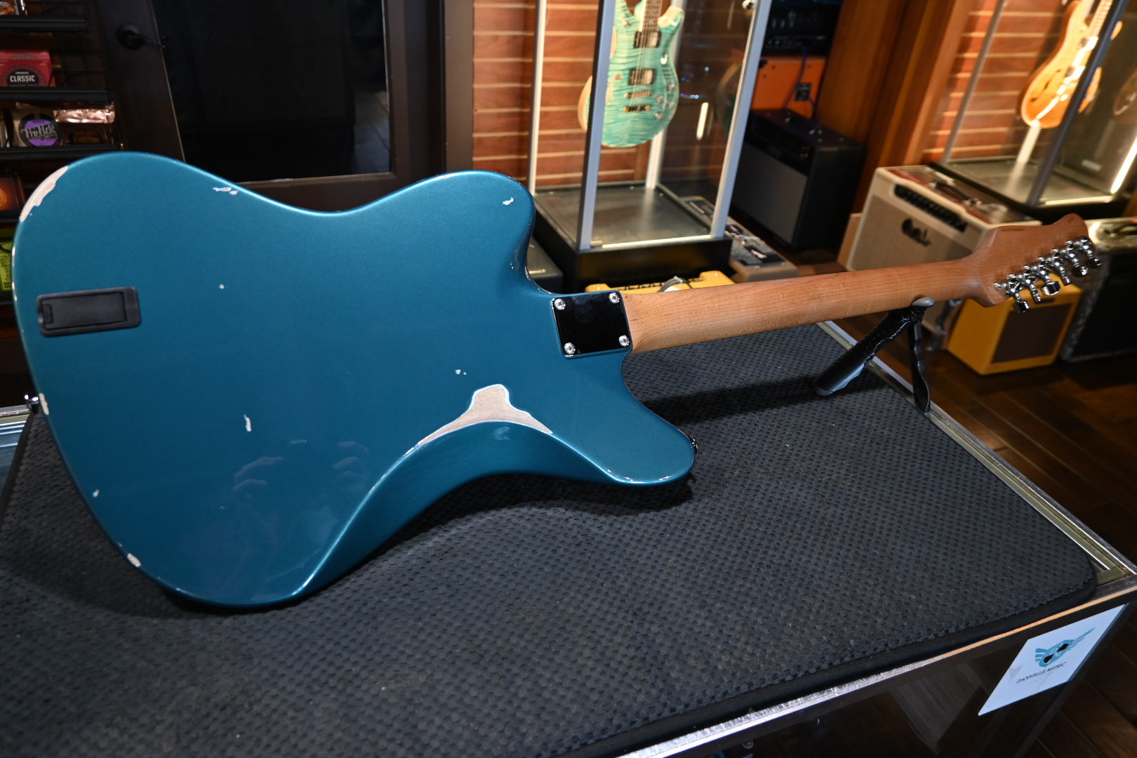 Suhr Classic JM Antique Limited Edition - Ocean Turquoise Metallic Guitar #9493 - Danville Music