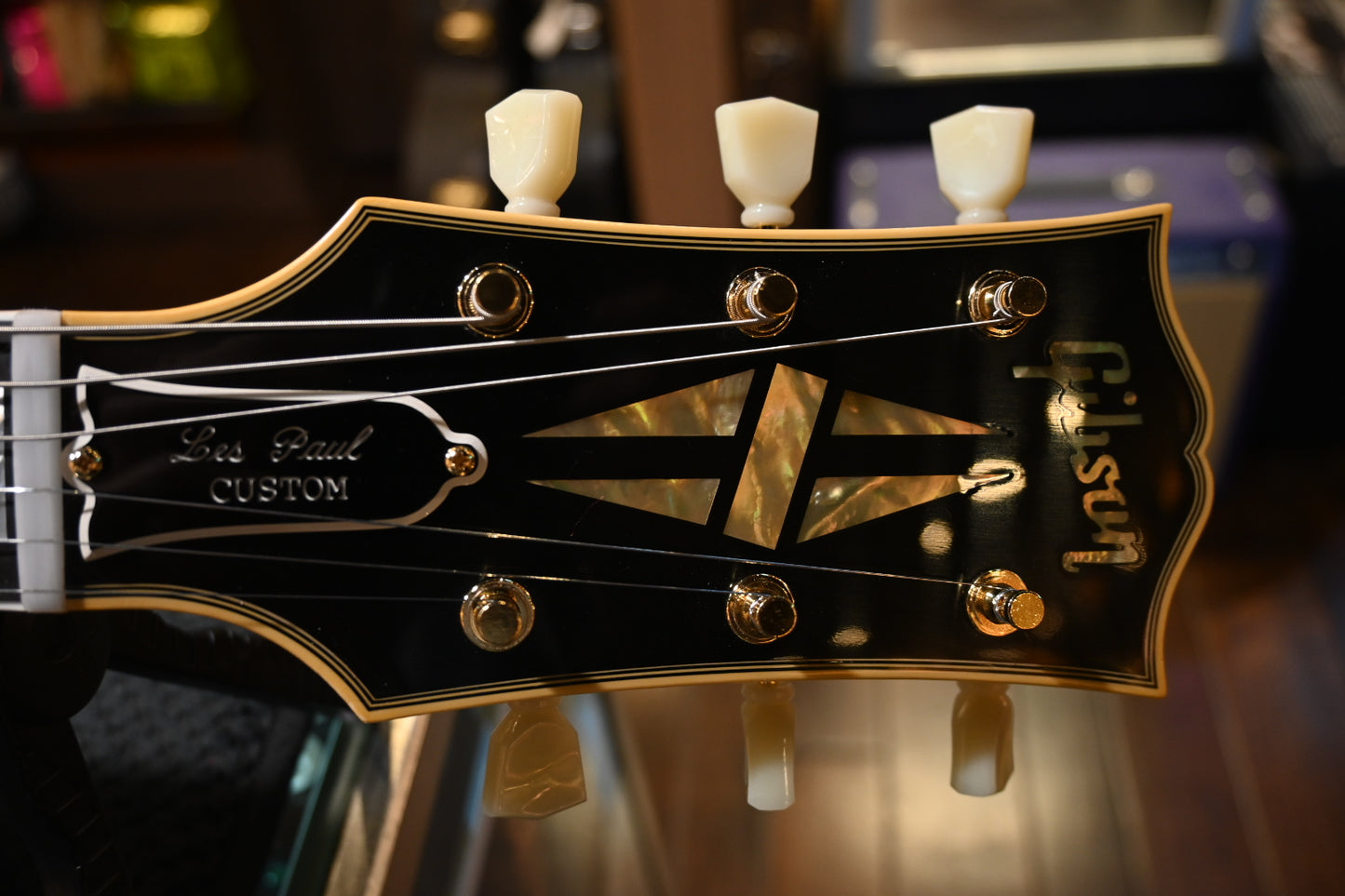 Gibson Custom Shop Les Paul Custom 2-Pickup VOS - Ebony Guitar #1904