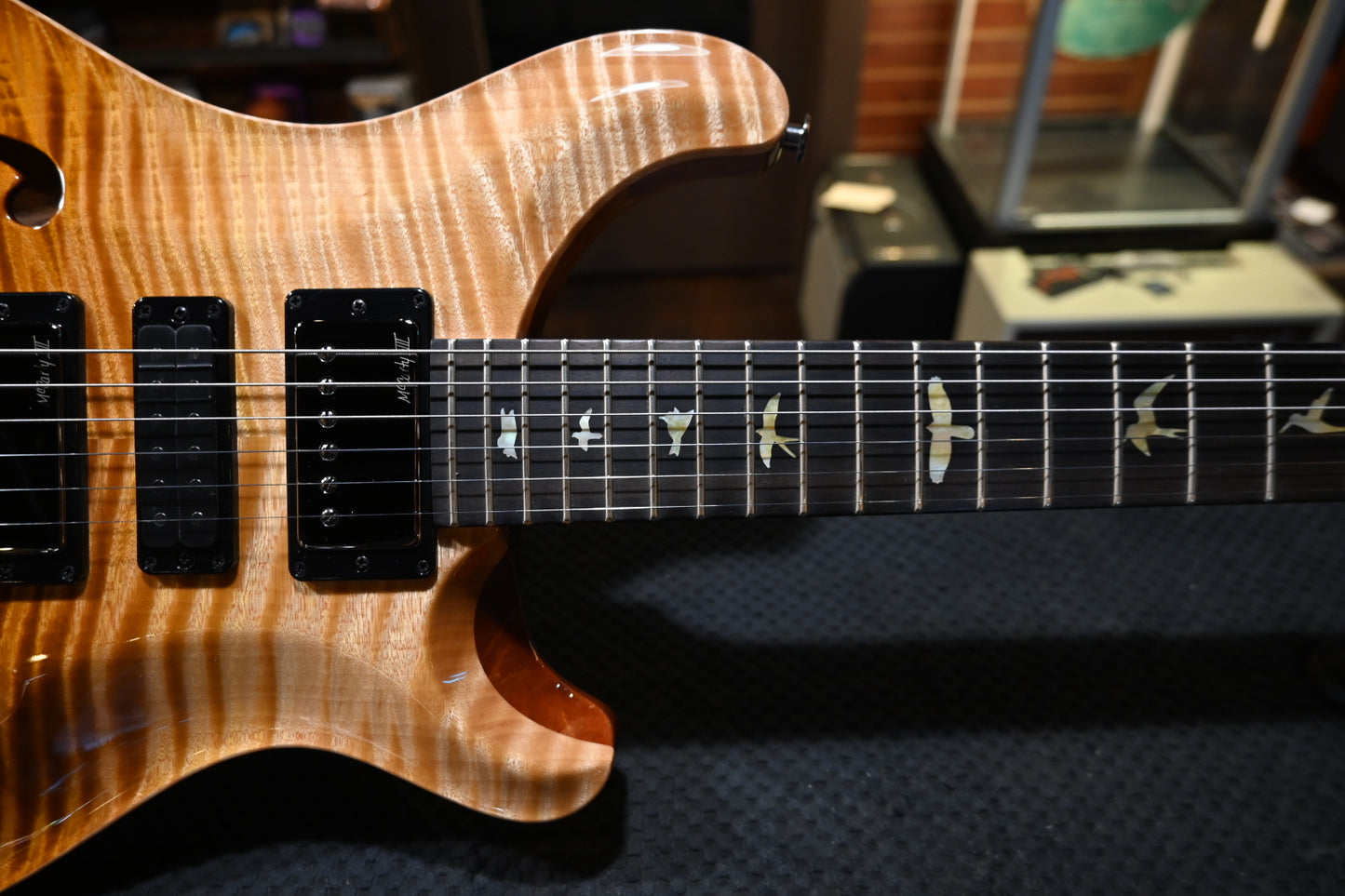 PRS Wood Library Special Semi-Hollow Danville Music 35th Anniversary Artist Top - Sandstorm Fade Guitar #6050 - Danville Music