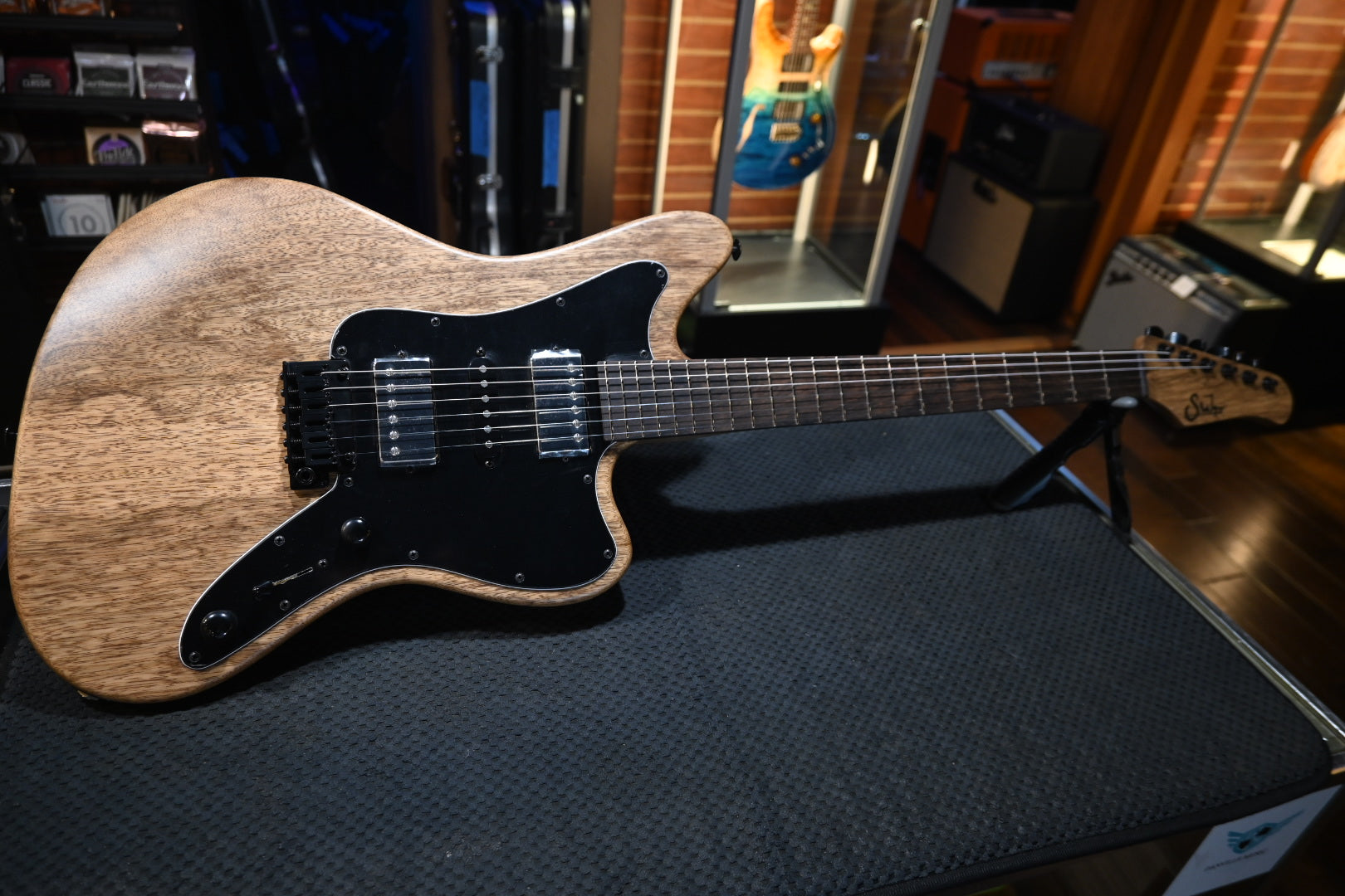 Suhr Custom Classic JM Black Limba - Natural Guitar #8690 - Danville Music
