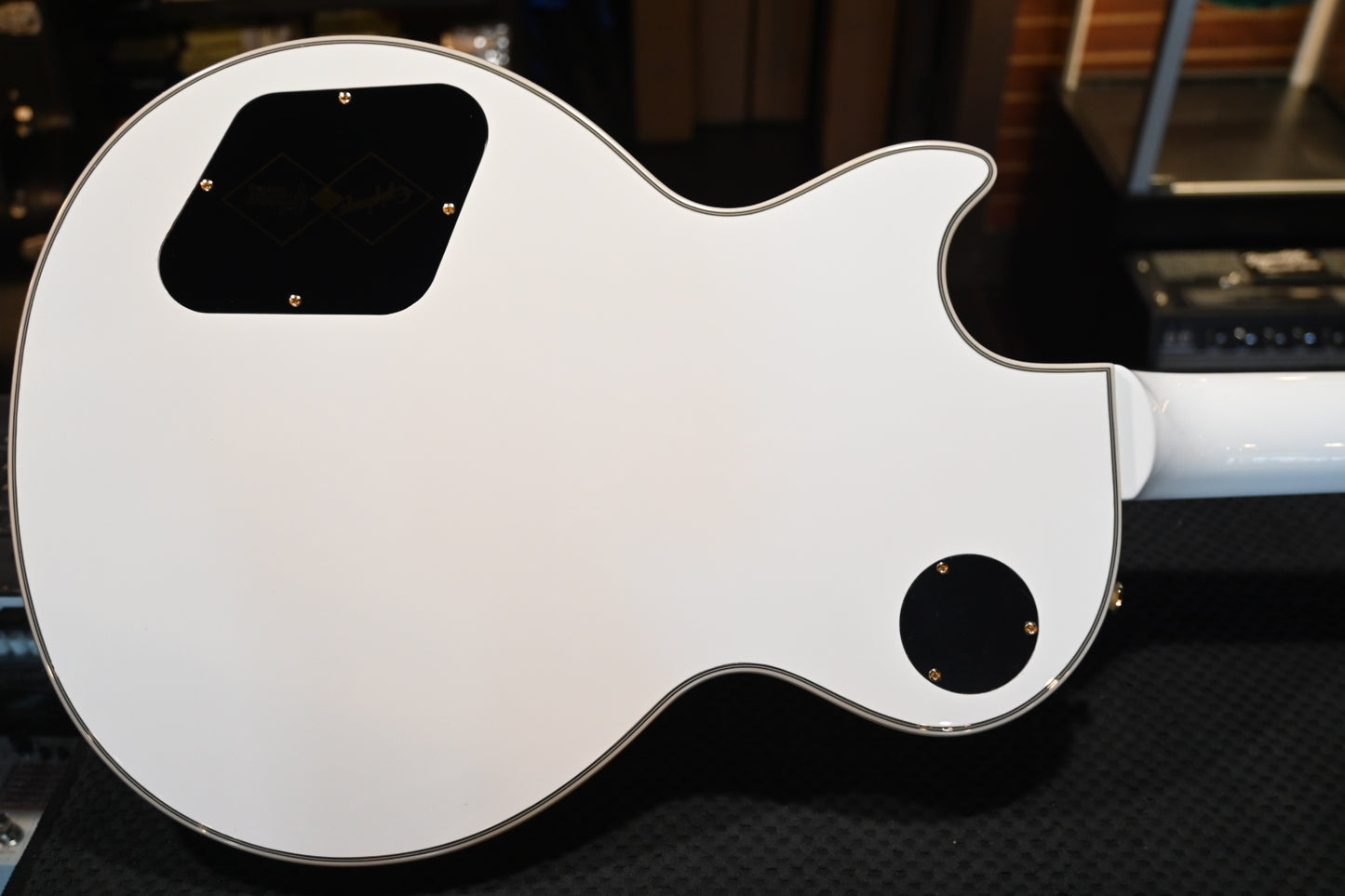 Epiphone Les Paul Custom - Alpine White Guitar #3242 - Danville Music