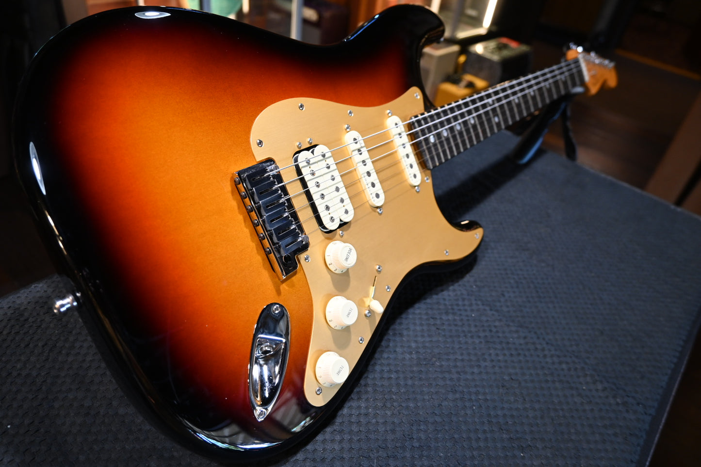 Fender American Ultra II Stratocaster HSS 2024 - 3-Tone Sunburst Guitar #8336 - Danville Music