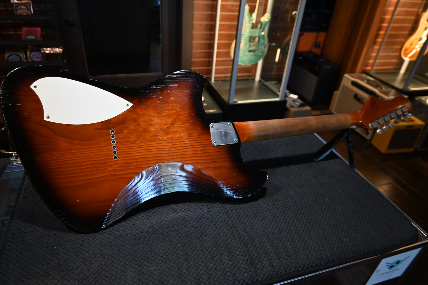 Novo Nucleus Voltur V2 - Firebird Burst Guitar #4653 - Danville Music