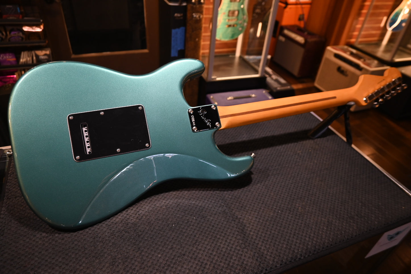 Fender American Professional Classic Stratocaster HSS - Sherwood Green Metallic Guitar #1615