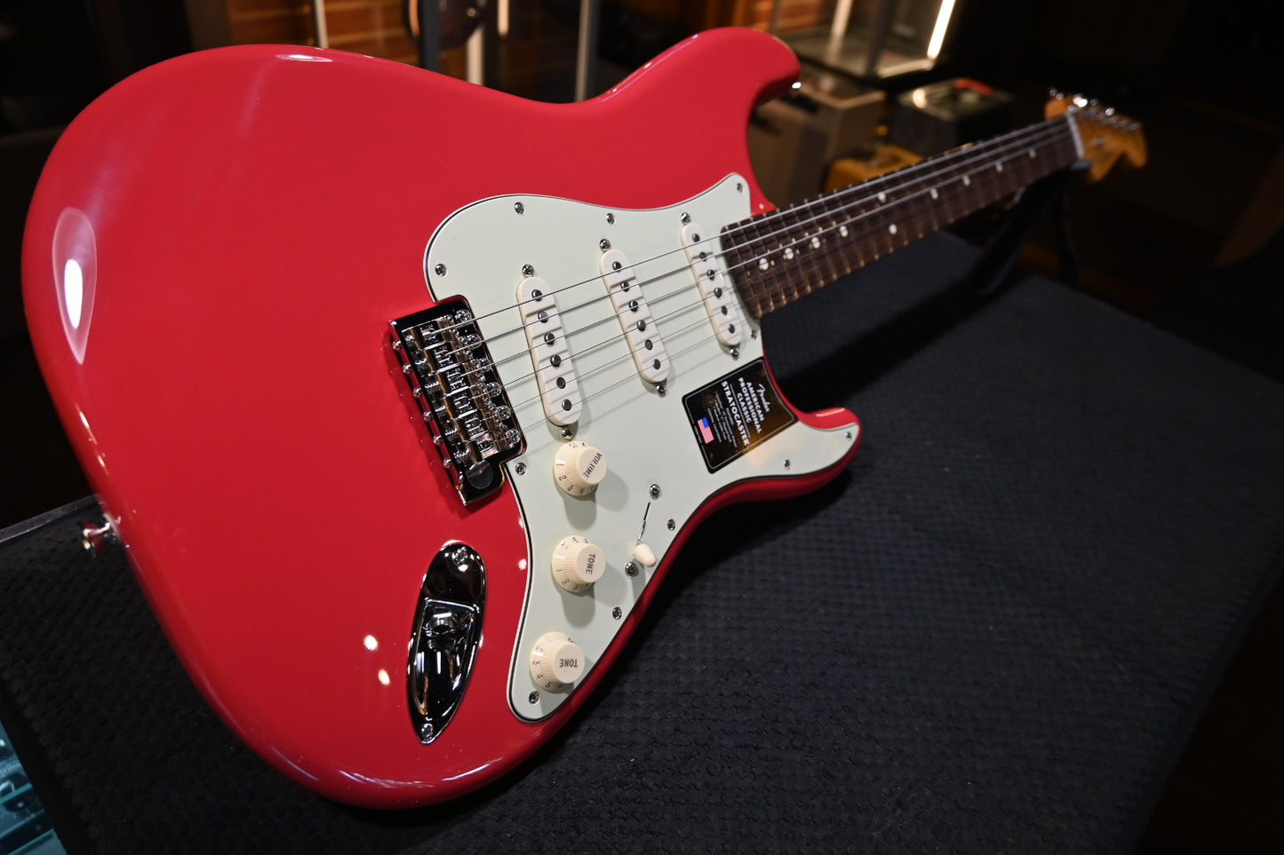 Fender American Professional Classic Stratocaster - Faded Dakota Red Guitar #1302
