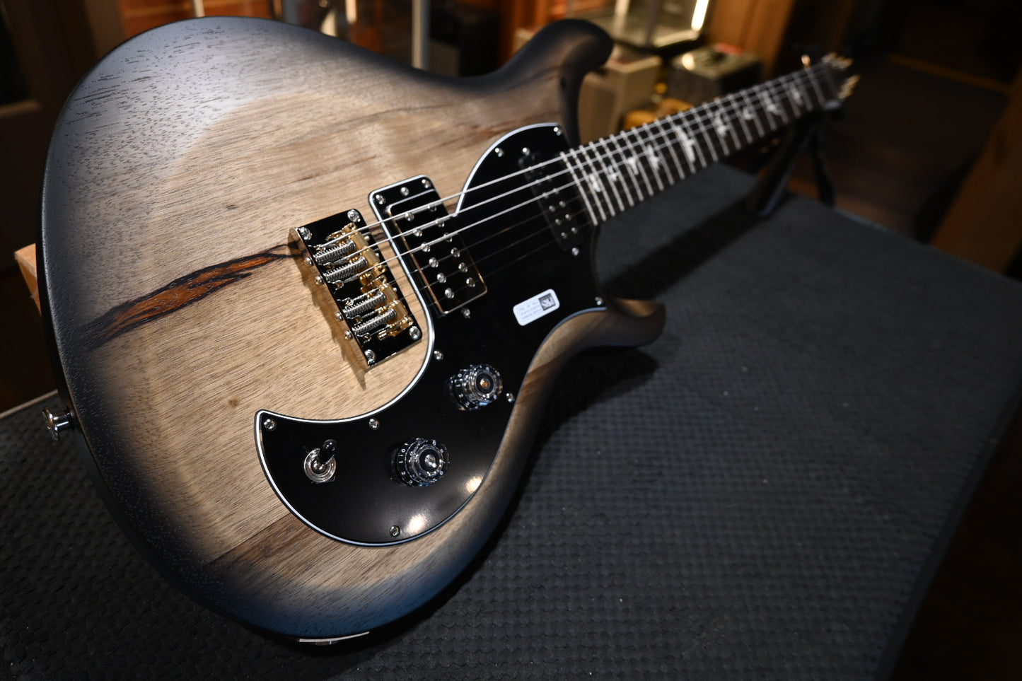 PRS S2 Vela Black Limba Limited Edition - Natural Smokeburst Guitar #8743