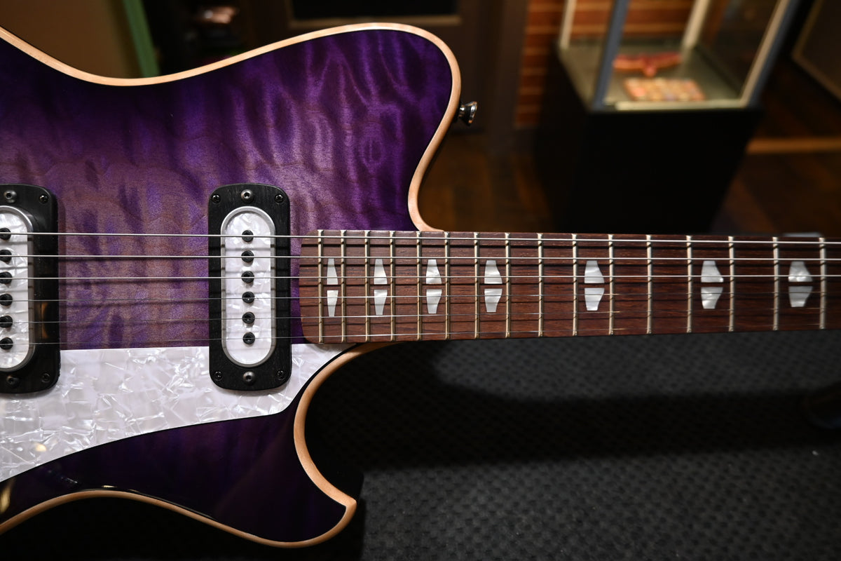 Powers Electric A-Type Select Quilt Maple PF42 CamTail - Ube Burst Guitar #B499