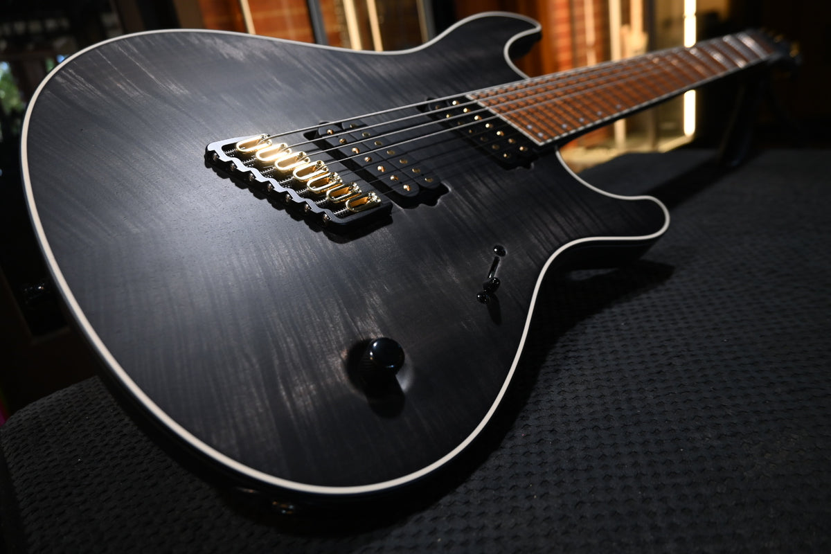 Mayones Regius VF 7 Multi-Scale - Antique Black Matt Guitar #8144