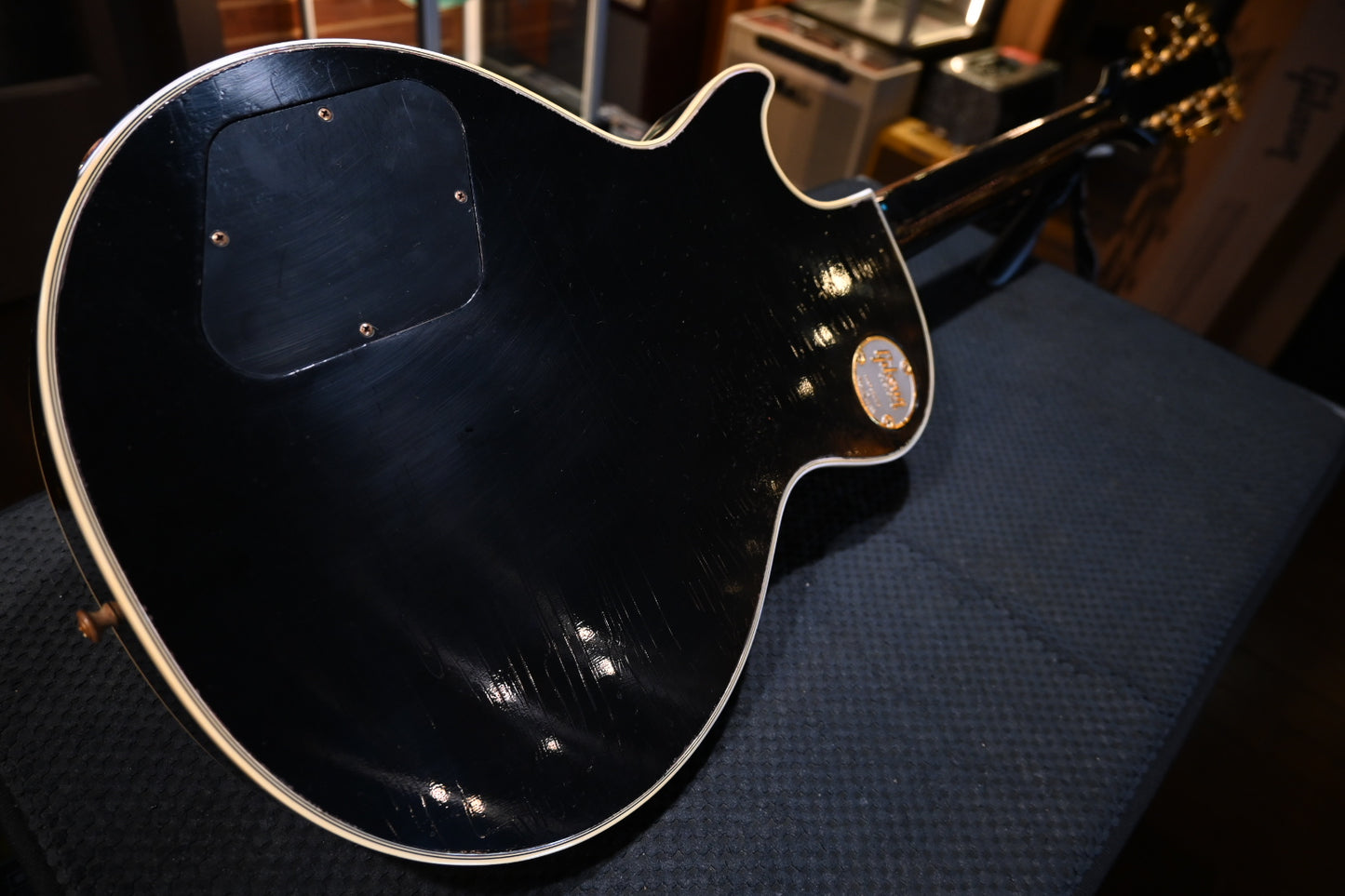 Gibson Custom Shop Mick Ronson 1968 Les Paul Custom Collector’s Edition - Antique Natural Guitar #092 - Danville Music