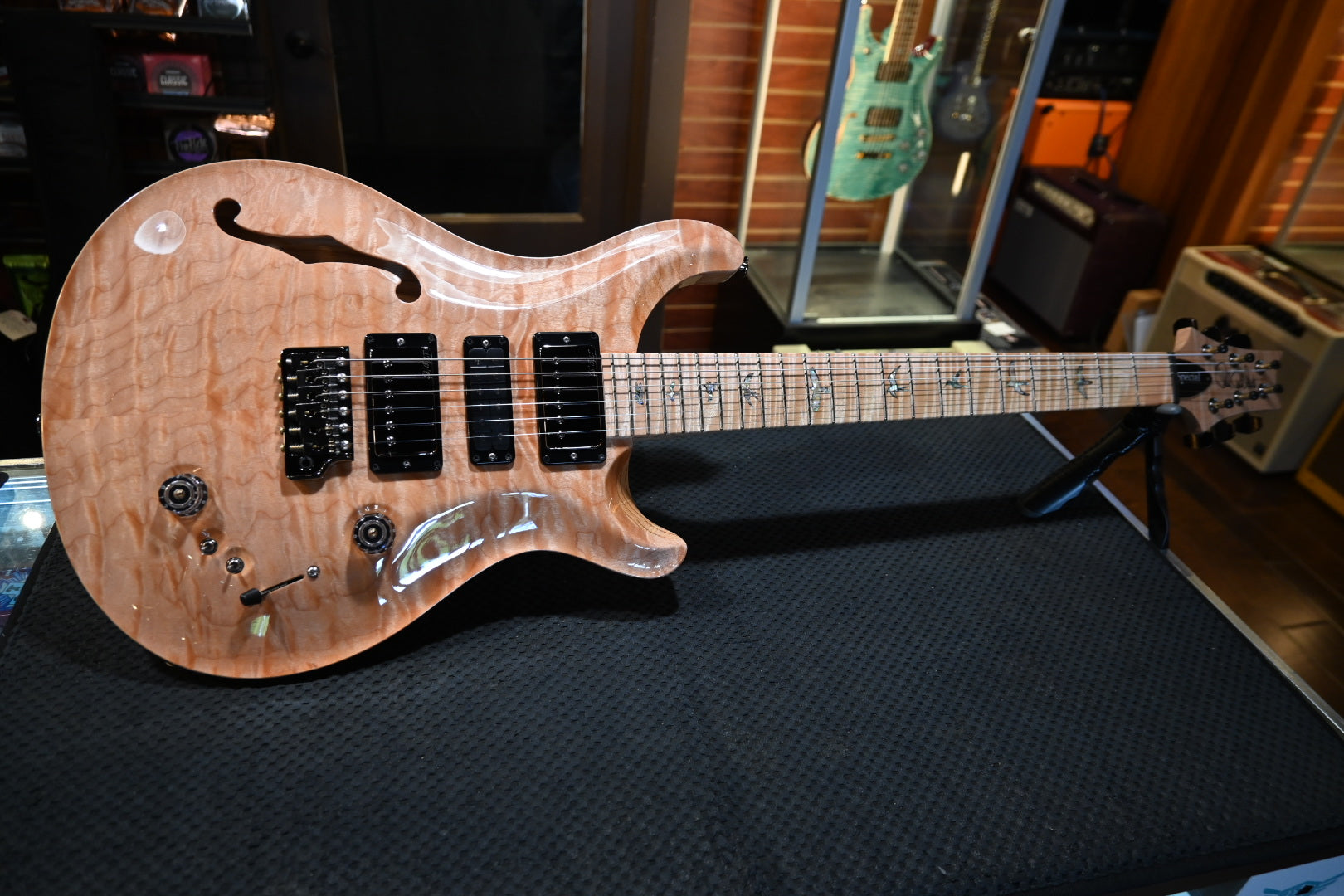 PRS Wood Library Special Semi-Hollow 10-Top 2024 - Natural Guitar #5196 - Danville Music