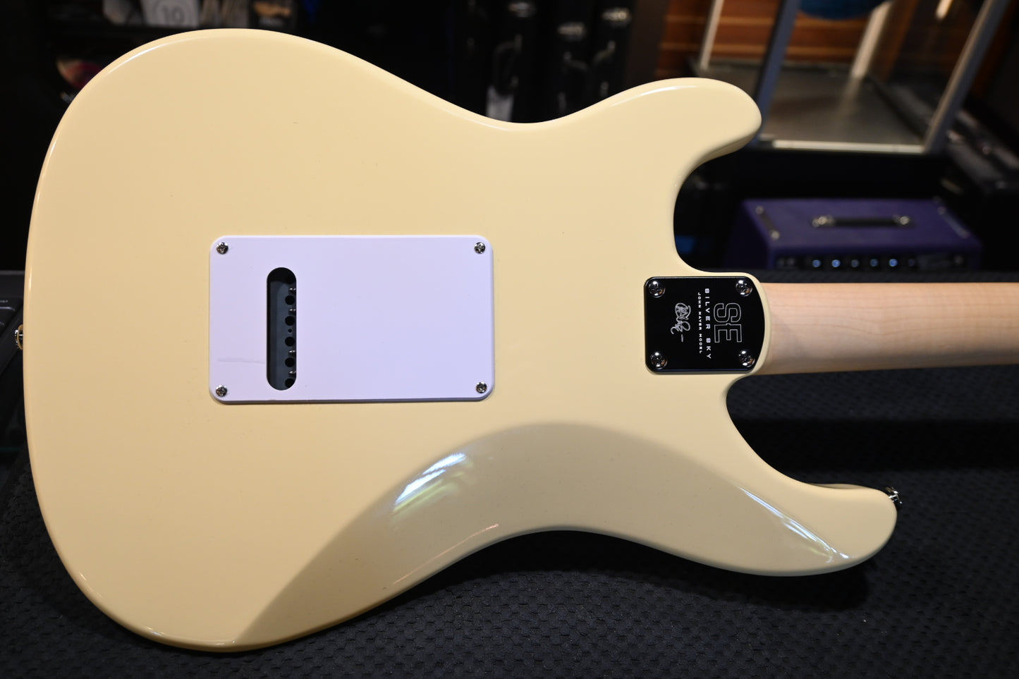 PRS SE Silver Sky Maple - Moon White Guitar #7314 - Danville Music
