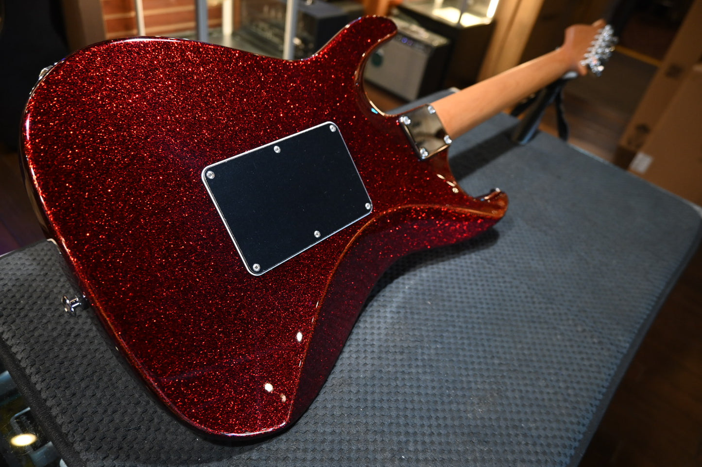Suhr Pete Thorn Signature Series Custom HSS - Red Sparkle Guitar #9356 - Danville Music