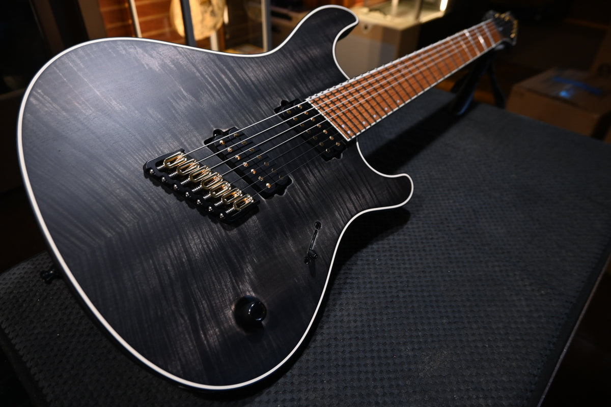 Mayones Regius VF 7 Multi-Scale - Antique Black Matt Guitar #8144
