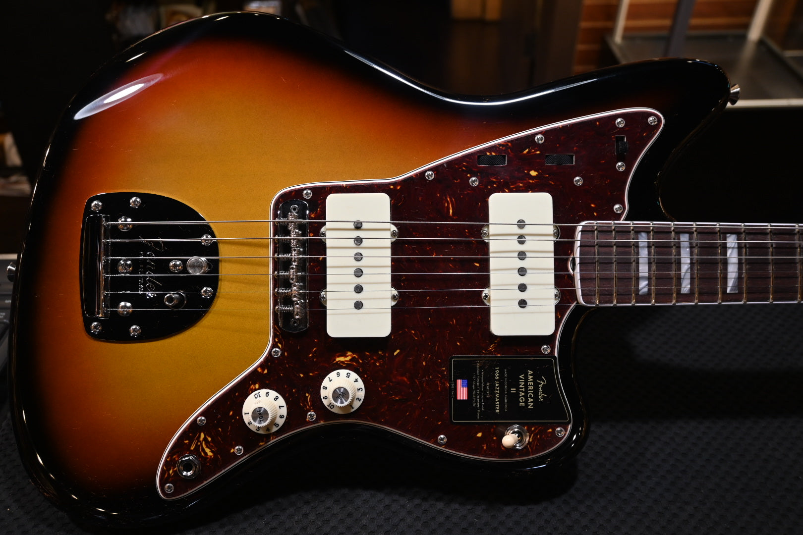Fender American Vintage II 1966 Jazzmaster - 3-Color Sunburst Guitar #5163 - Danville Music