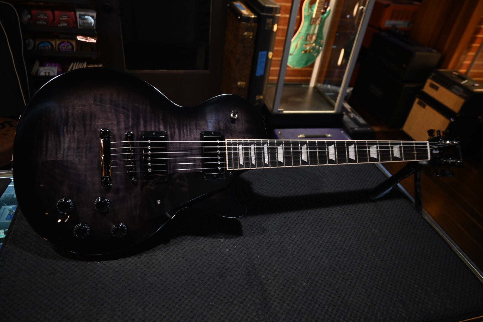 Gibson Les Paul Studio Session - Translucent Ebony Burst Guitar #0277 - Danville Music