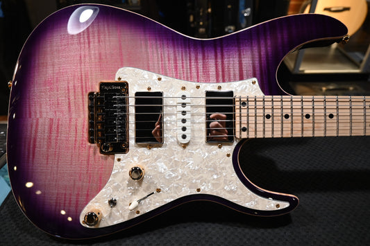 Tom Anderson Guardian Angel - Natural Pink to Purple Burst Guitar #624P