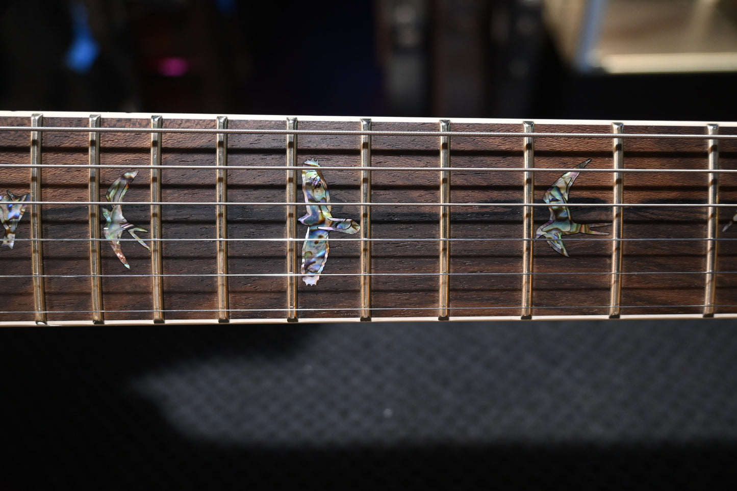 PRS Wood Library McCarty 594 Semi-Hollow Danville Music 35th Anniversary Artist Top - Bahamian Blue Guitar #8202