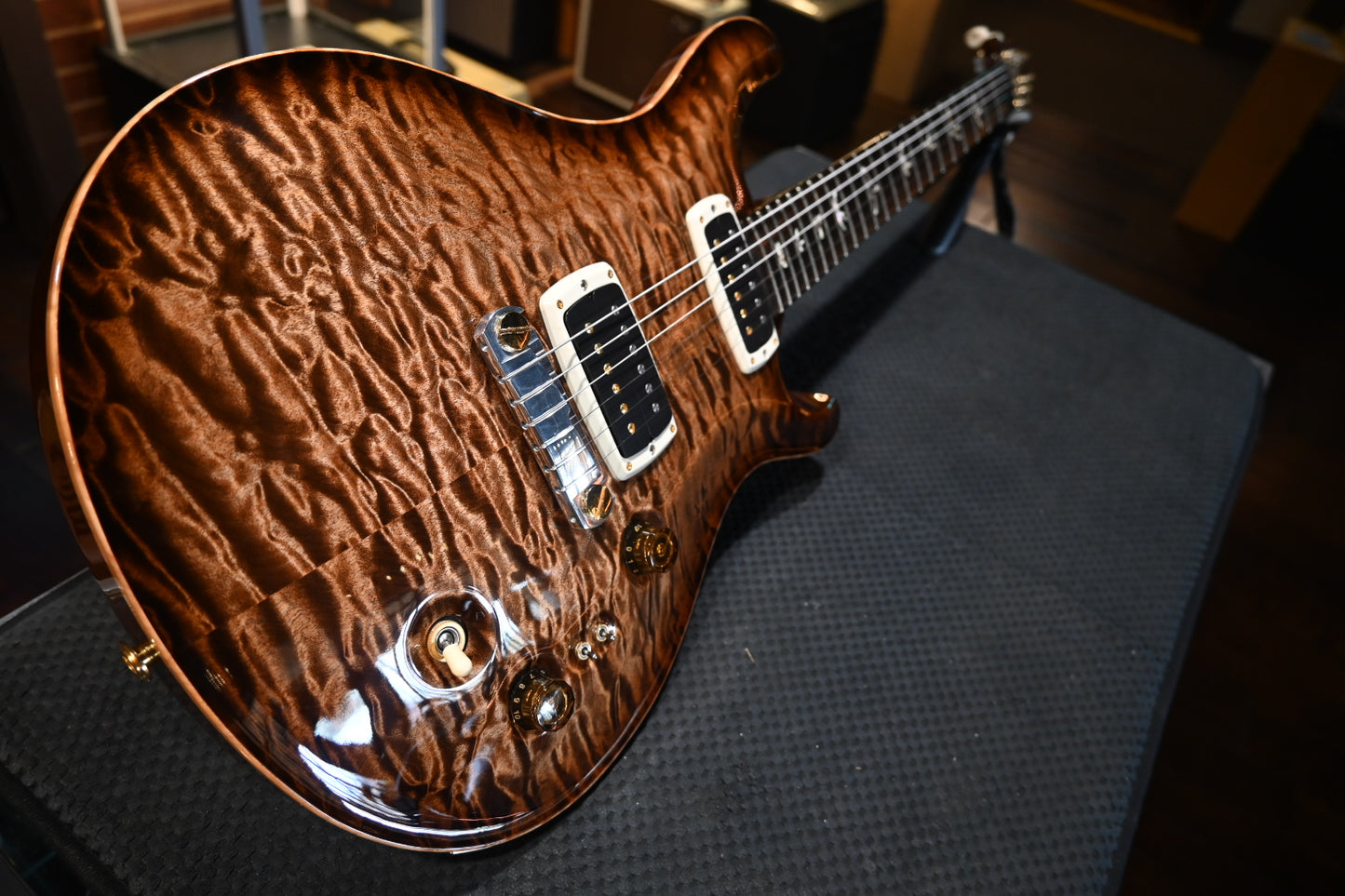 PRS Private Stock Signature Limited 2011 #61 of 100 - Mocha Smoked Burst Guitar #7788 PRE-OWNED - Danville Music