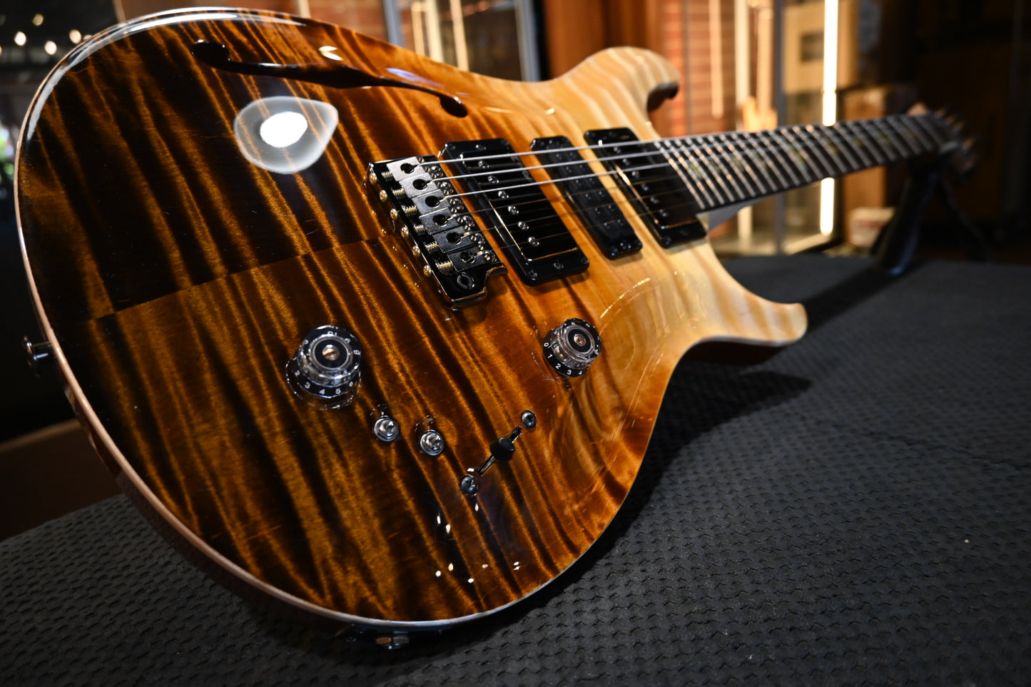 PRS Wood Library Special Semi-Hollow Danville Music 35th Anniversary Artist Top - Sandstorm Fade Guitar #6048 - Danville Music