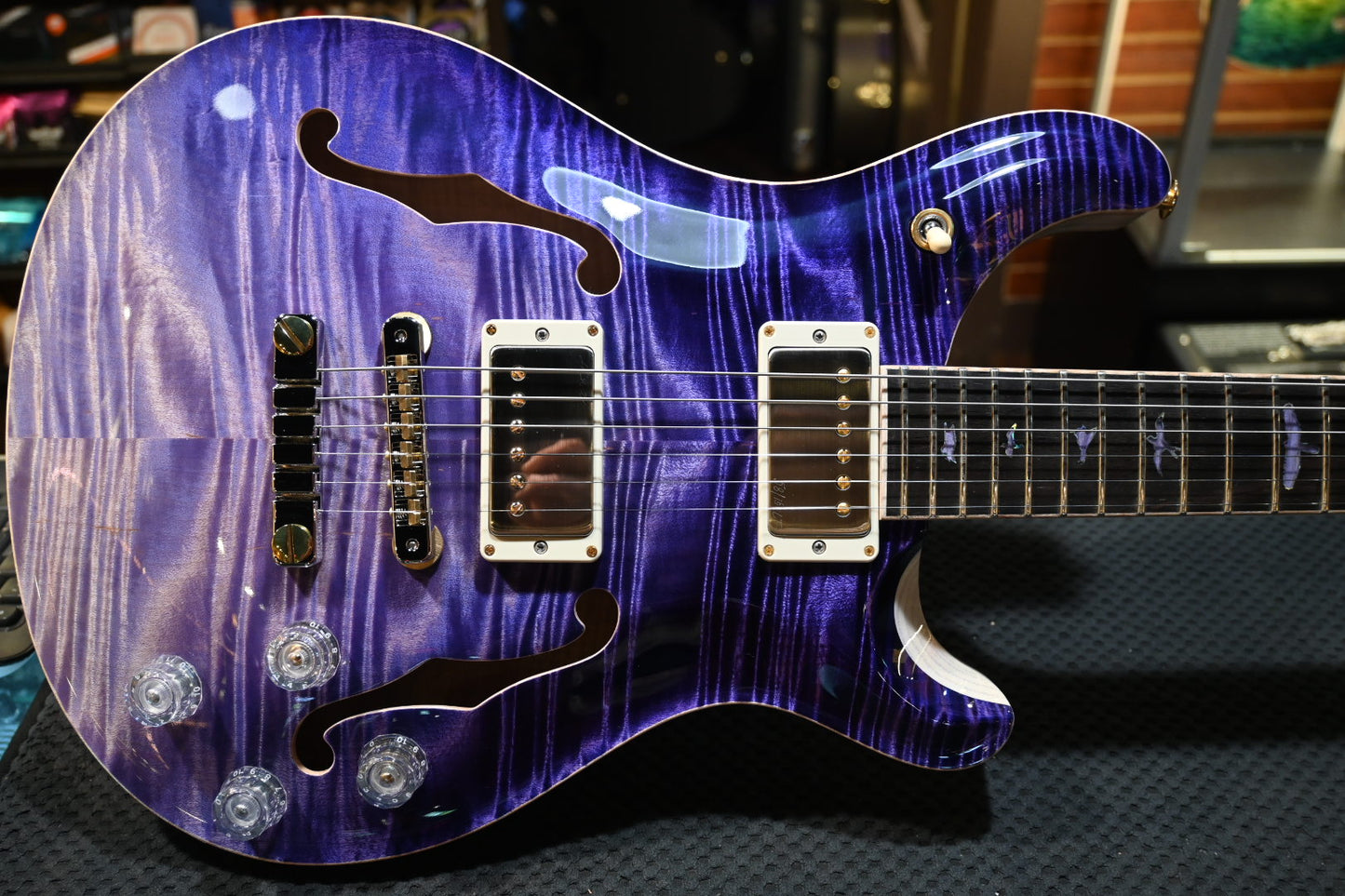 PRS Private Stock McCarty 594 Hollowbody II - Purple Dragon’s Breath Guitar #10773 - Danville Music