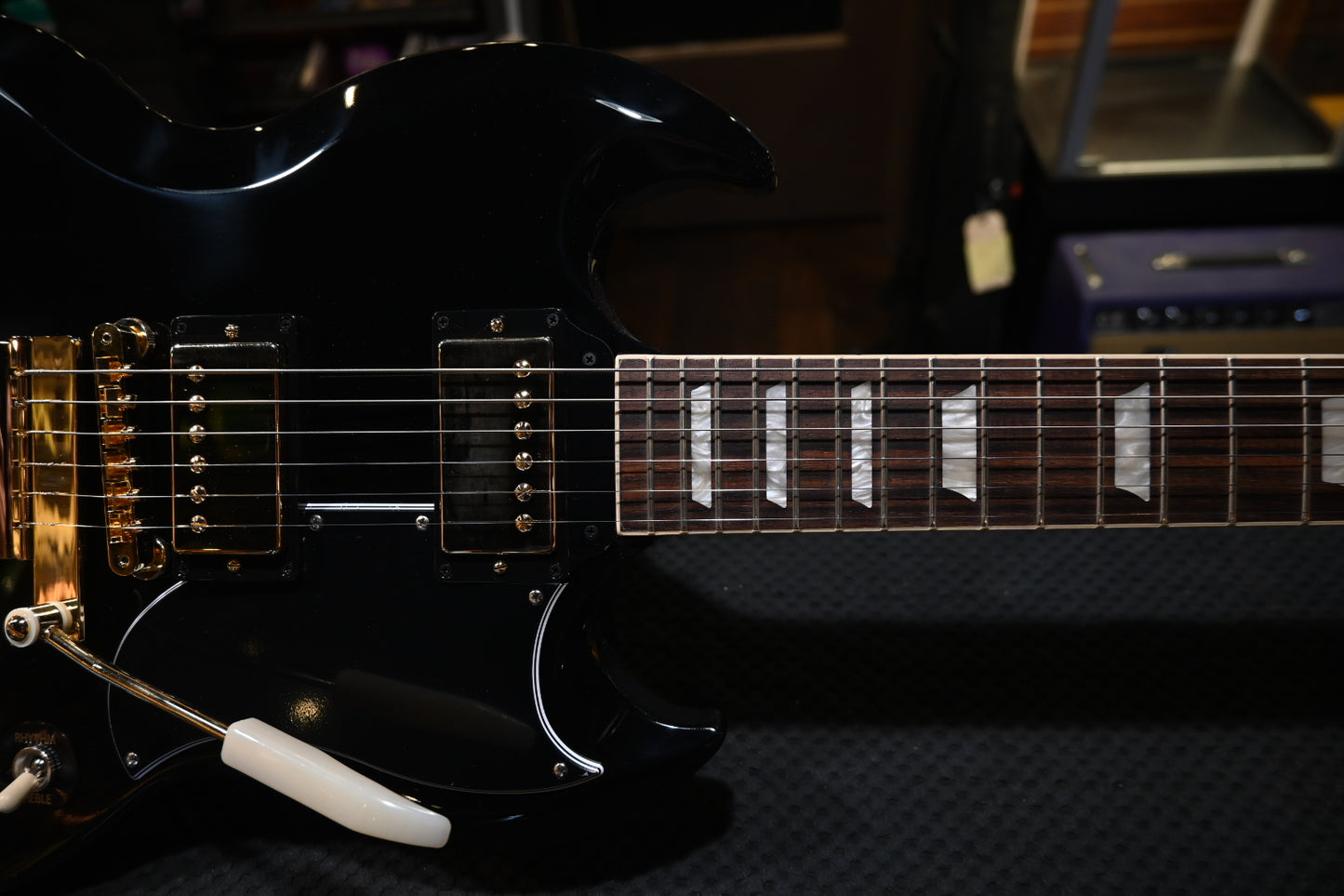 Gibson SG Standard ‘61 Maestro Vibrola T-Type Limited Run - Ebony Guitar #0195 - Danville Music