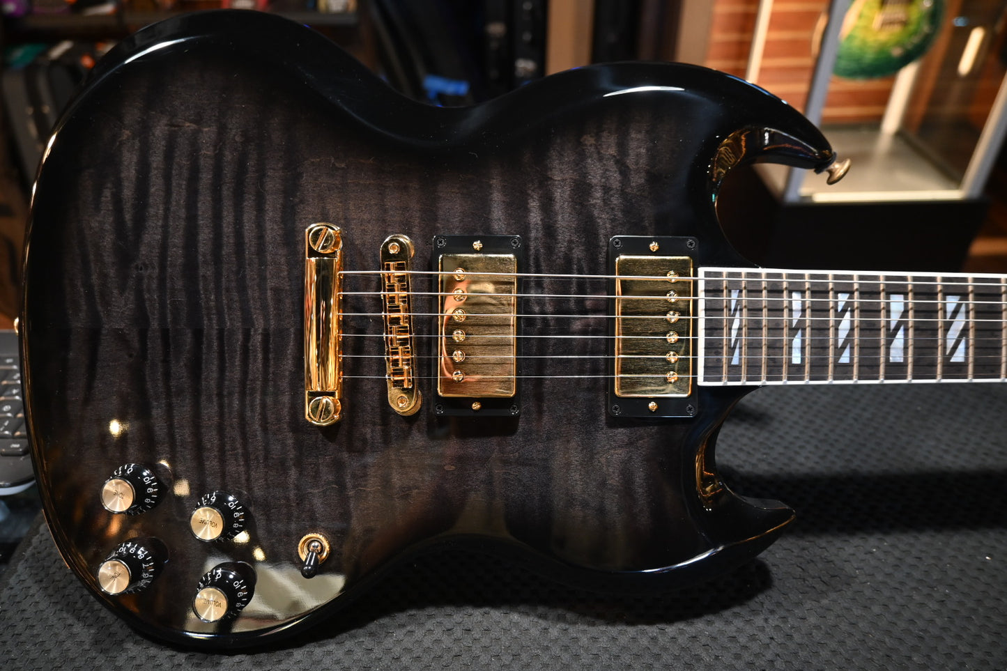 Gibson SG Supreme - Transparent Ebony Burst Guitar #0091