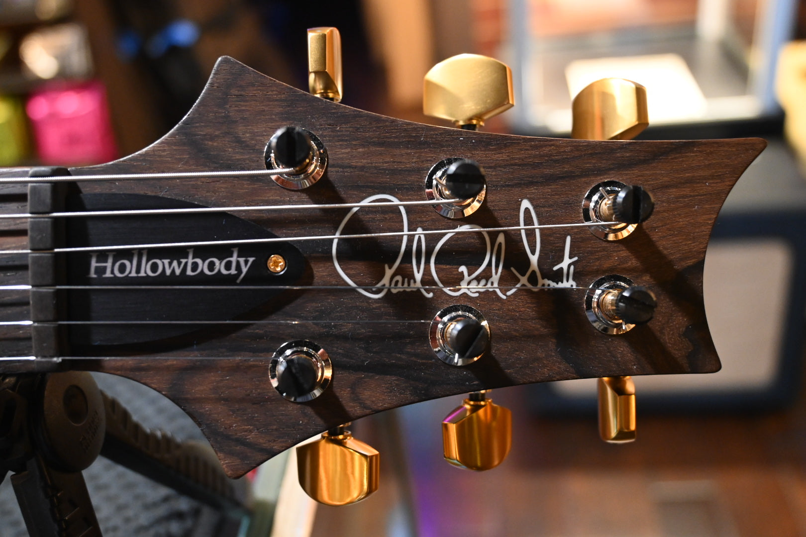 PRS Wood Library Hollowbody II Piezo 10-Top Rosewood Neck - Honey Guitar #4366 - Danville Music