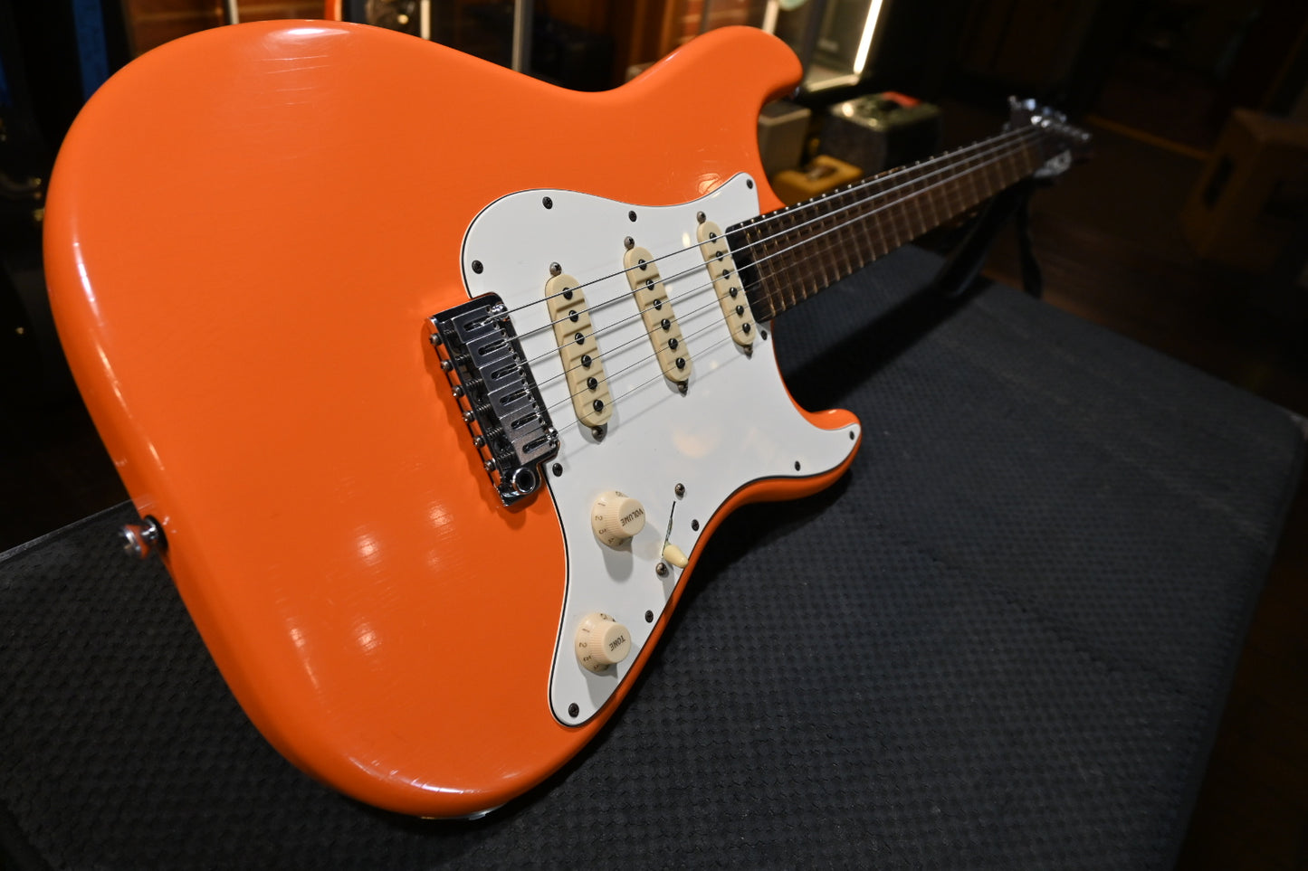 Schecter Nick Johnston USA Signature 2020 - Atomic Orange Nitro Guitar #1014